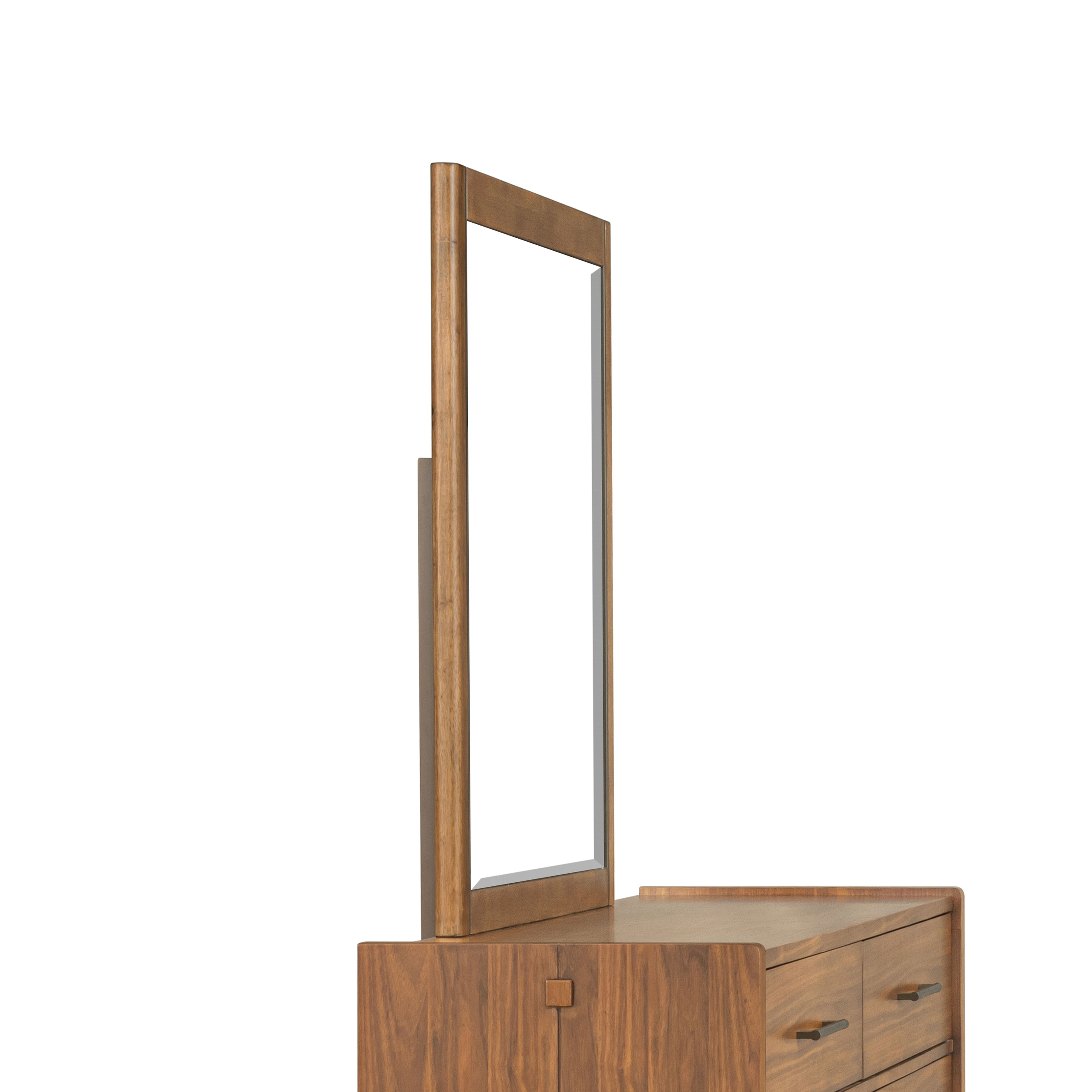 Lincoln - Mirror - Warm Walnut, light brown, view 3
