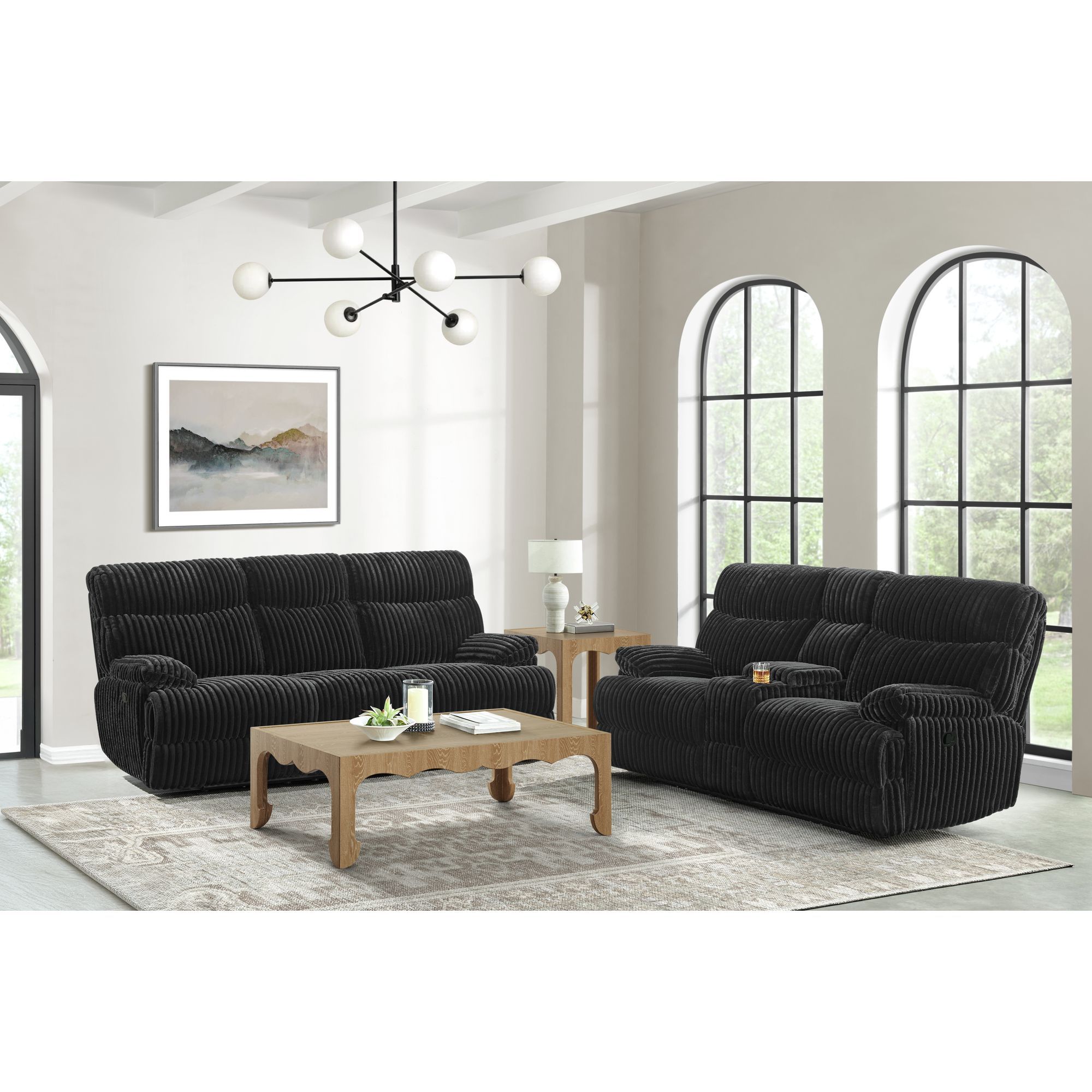 Admiral - Sofa & Loveseat - Black Image