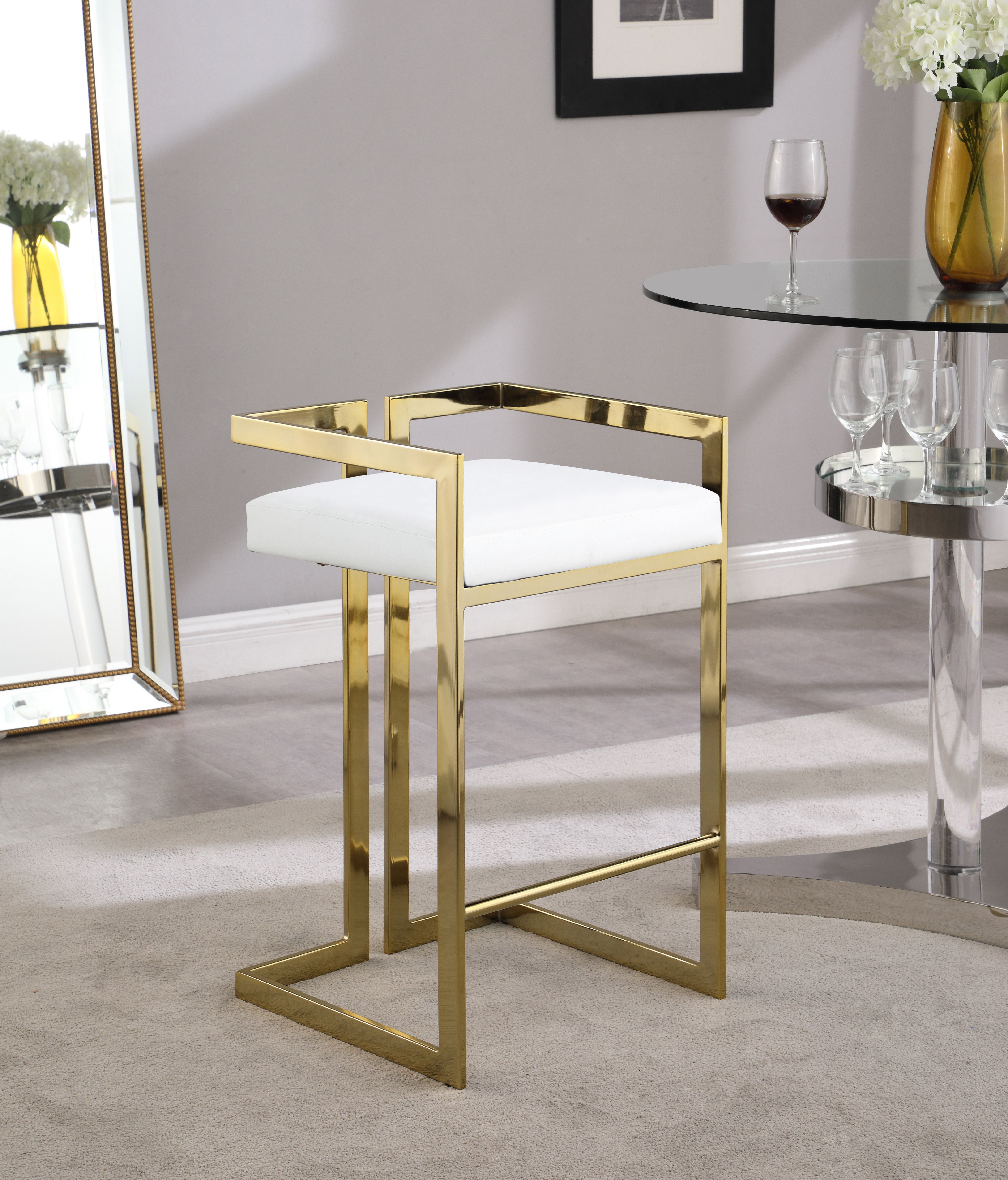Ezra - Stool (Set of 2) - White