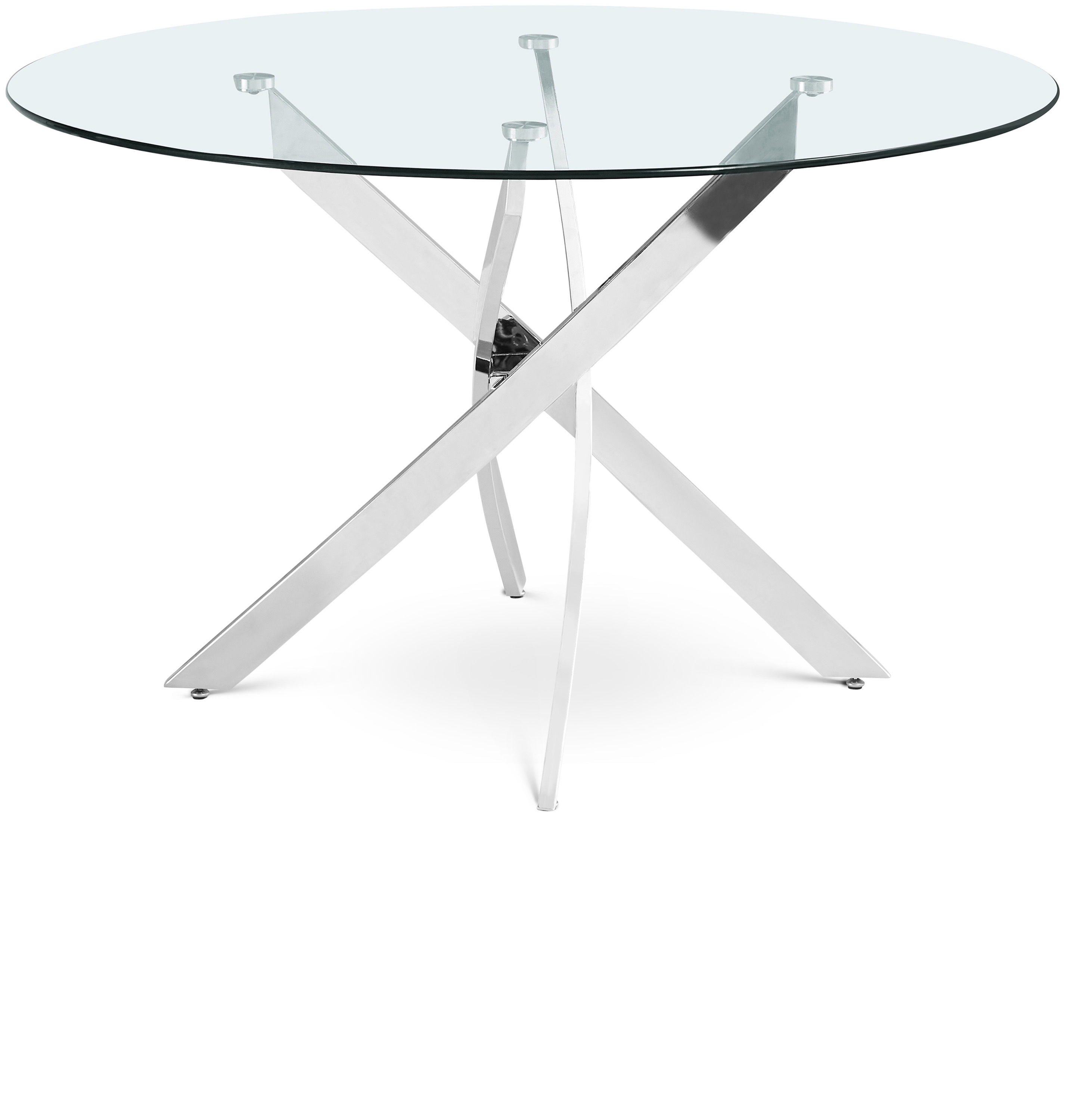 Xander - Dining Table - Pearl Silver