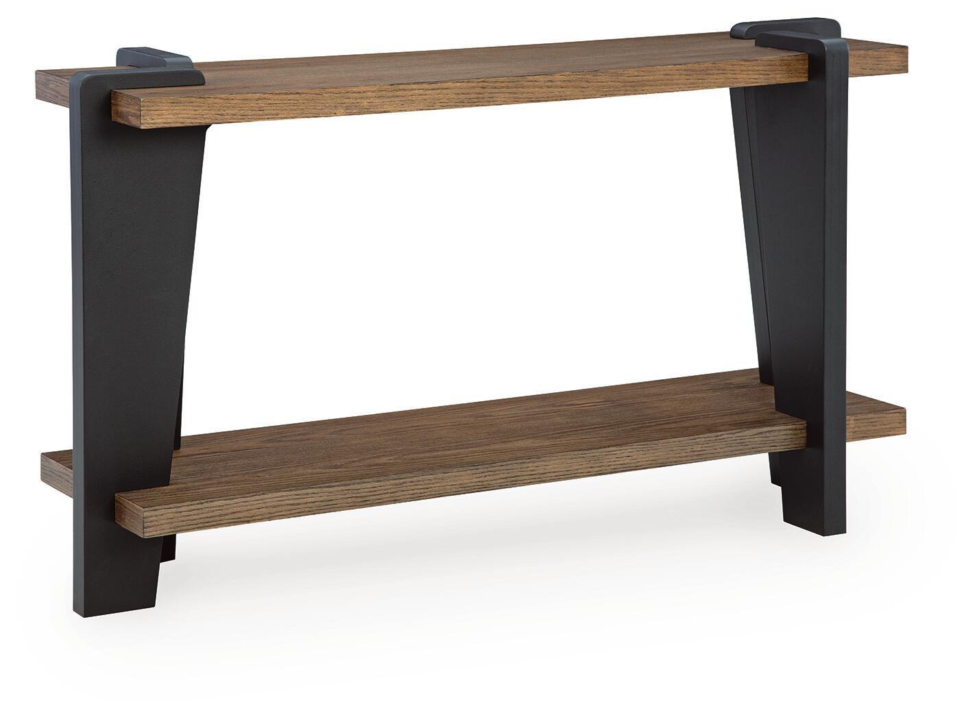 Weathermore – Sofa Table – Brown / Black