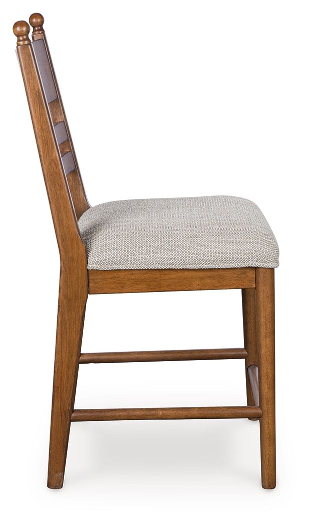 Ashley Furniture Greddinton - Upholstered Barstool (Set of 2) - Brown - Image 4