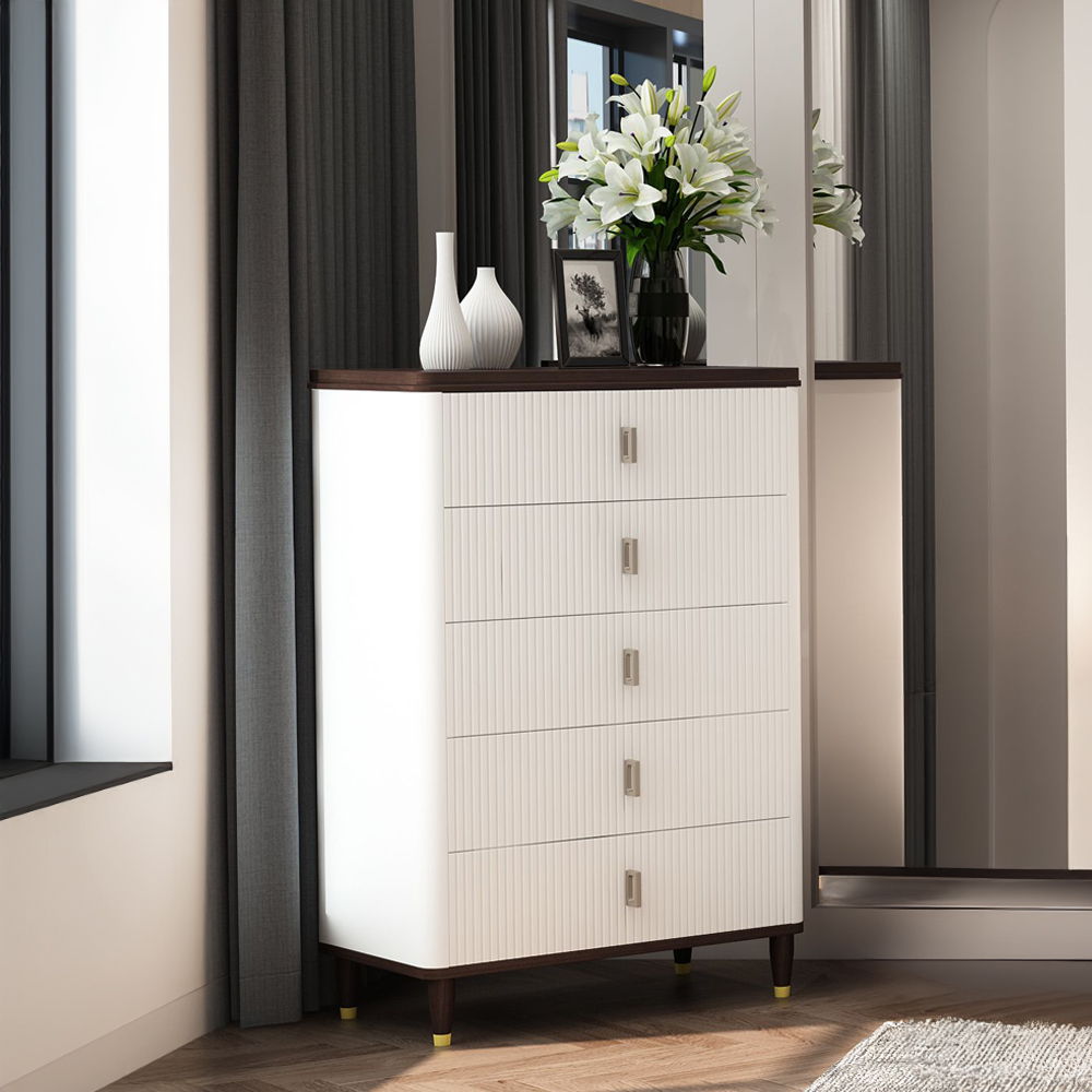 Carena - Chest - White & Brown, white