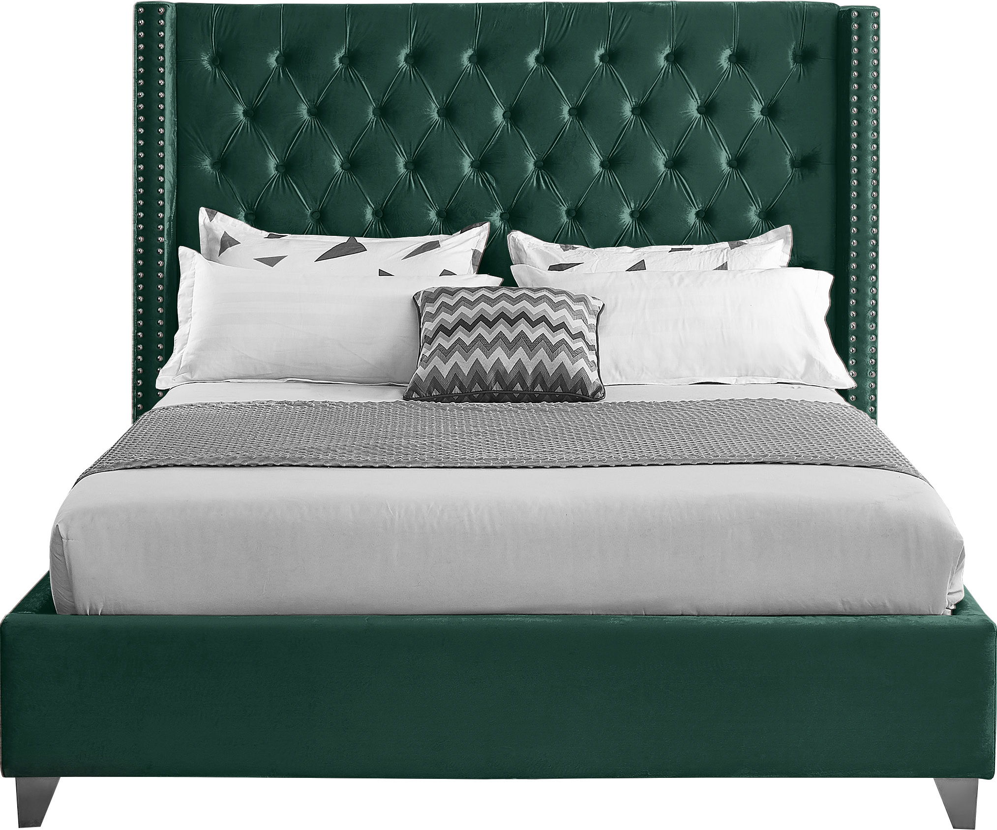 Aiden - King Bed - Green