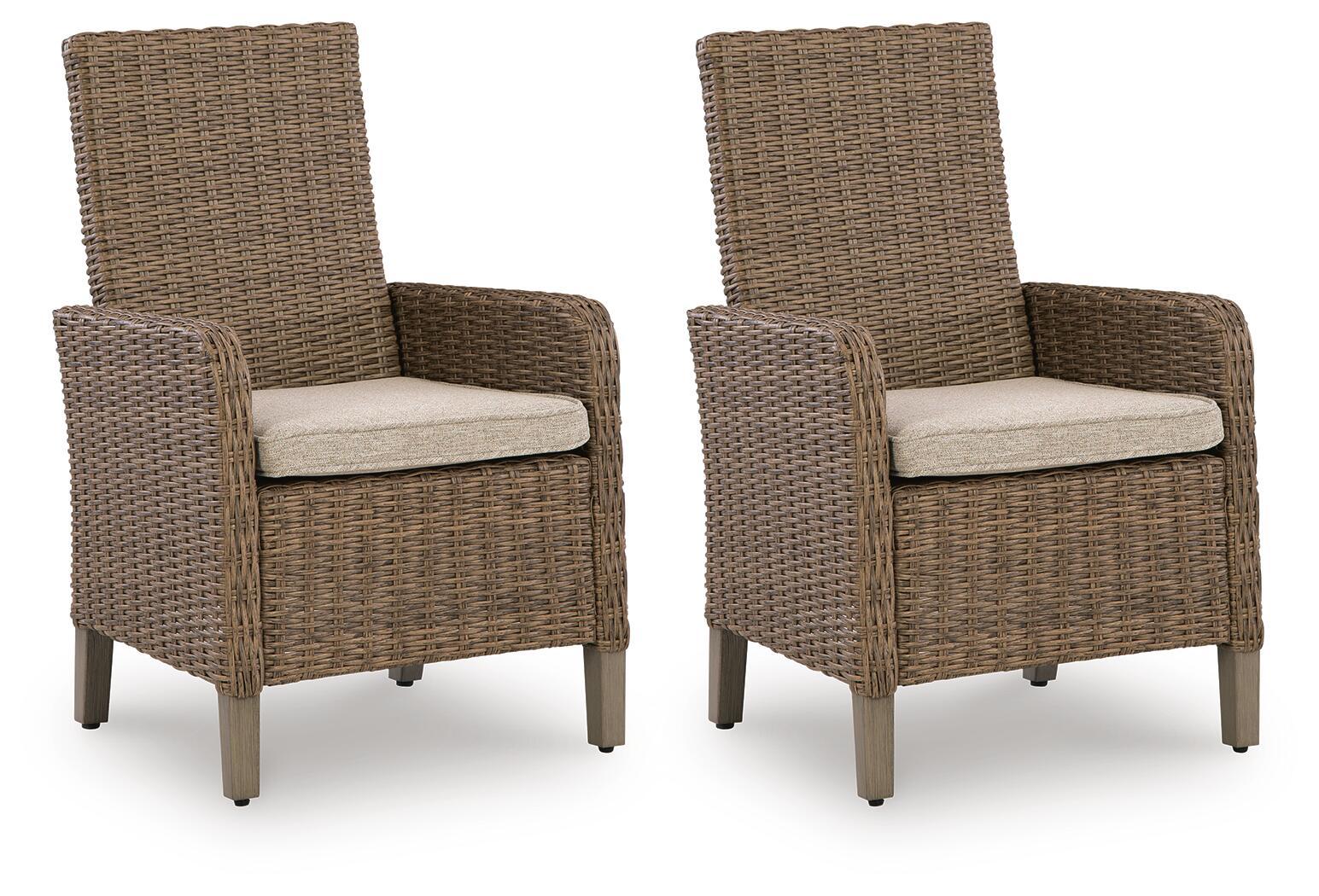 Laguna Heights – Arm Chair With Cushion (Set of 2) – Beige