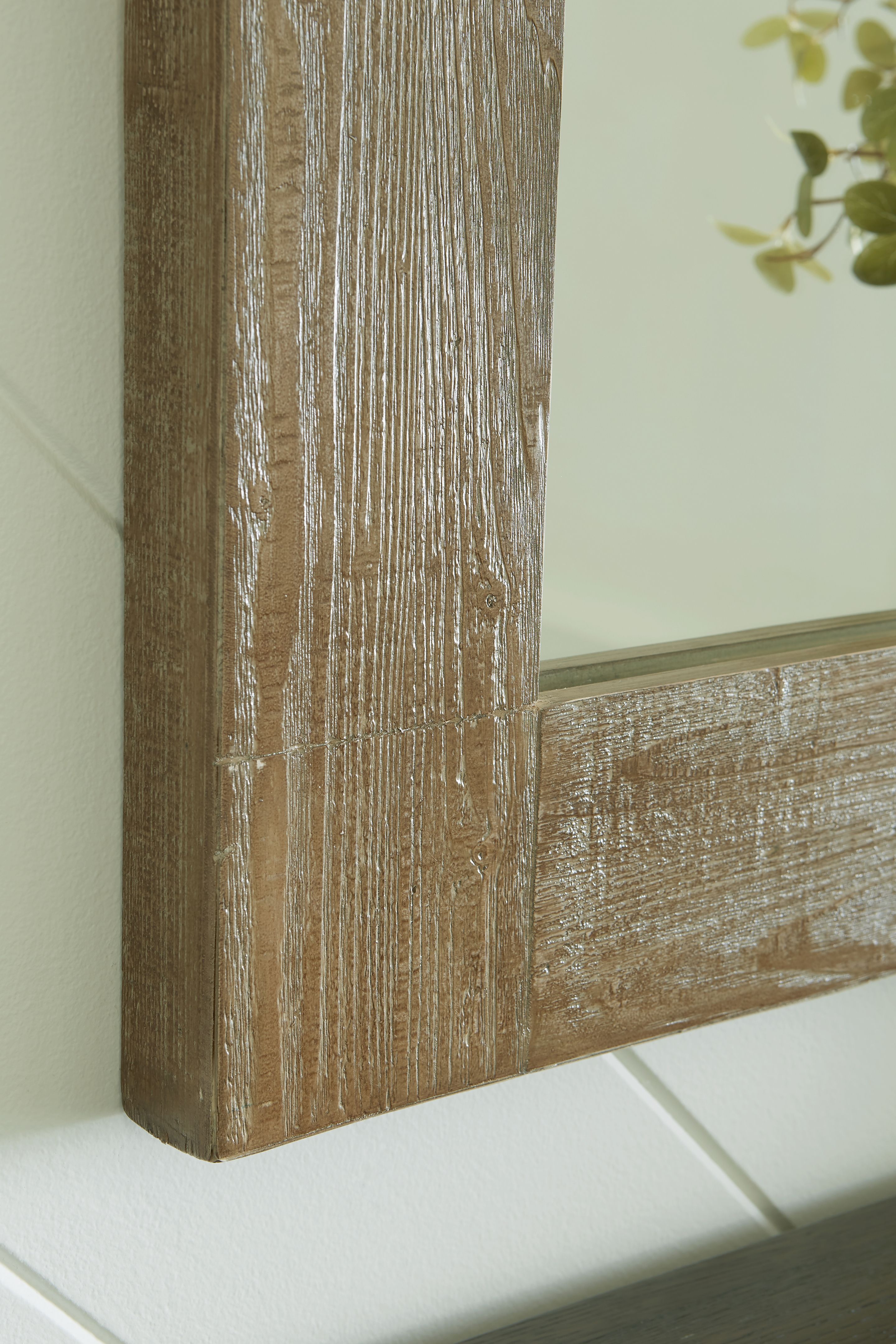 Waltleigh - Accent Mirror - Distressed Brown, dark brown, view 5