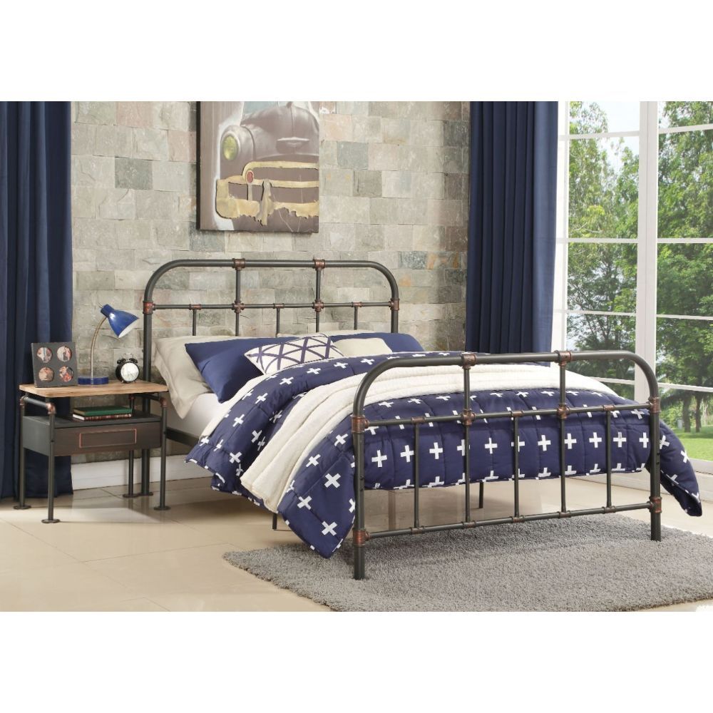 Nicipolis - Full Bed - Sandy Gray, dark gray, view 2