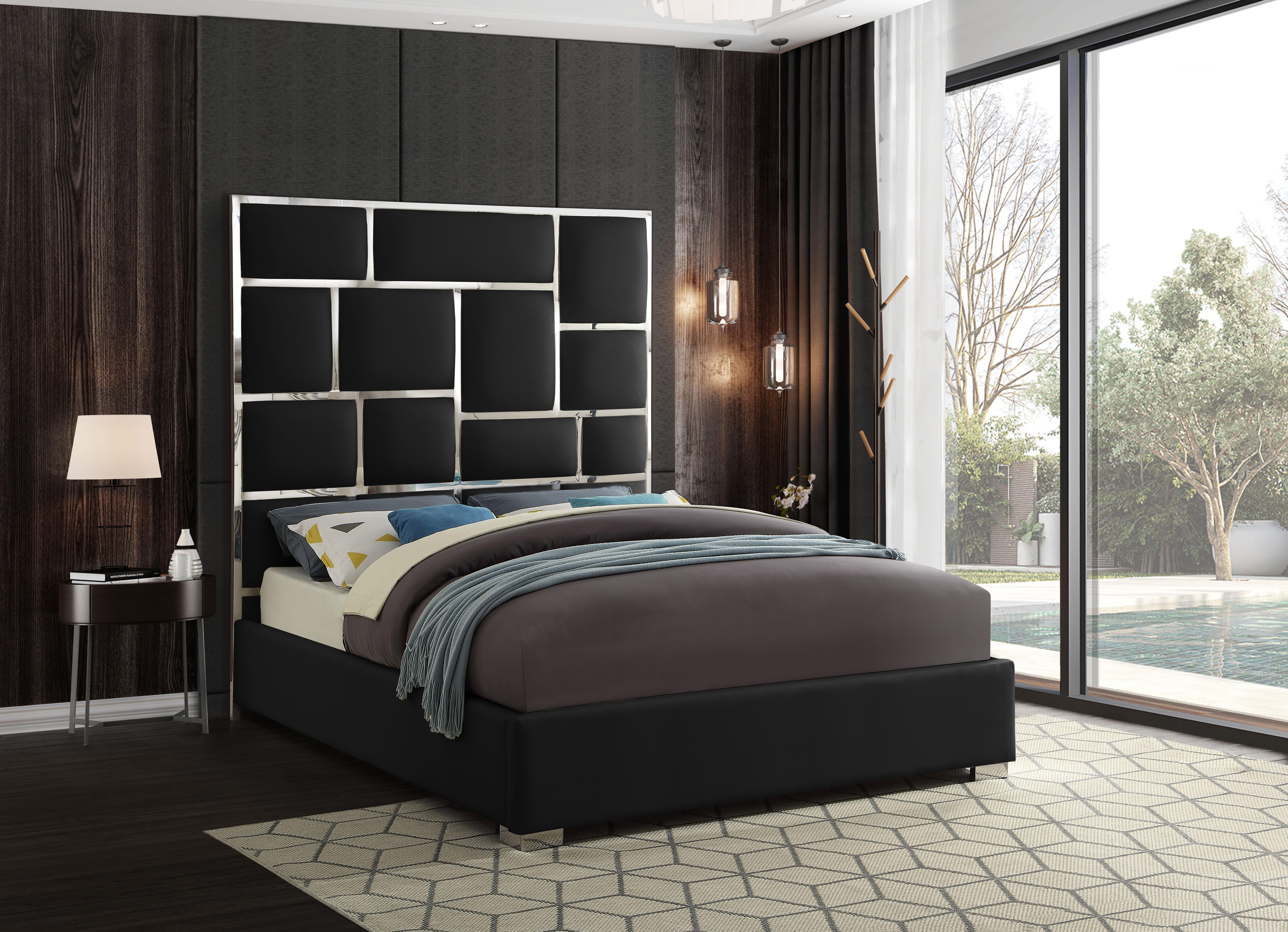 Milan - King Bed - Black