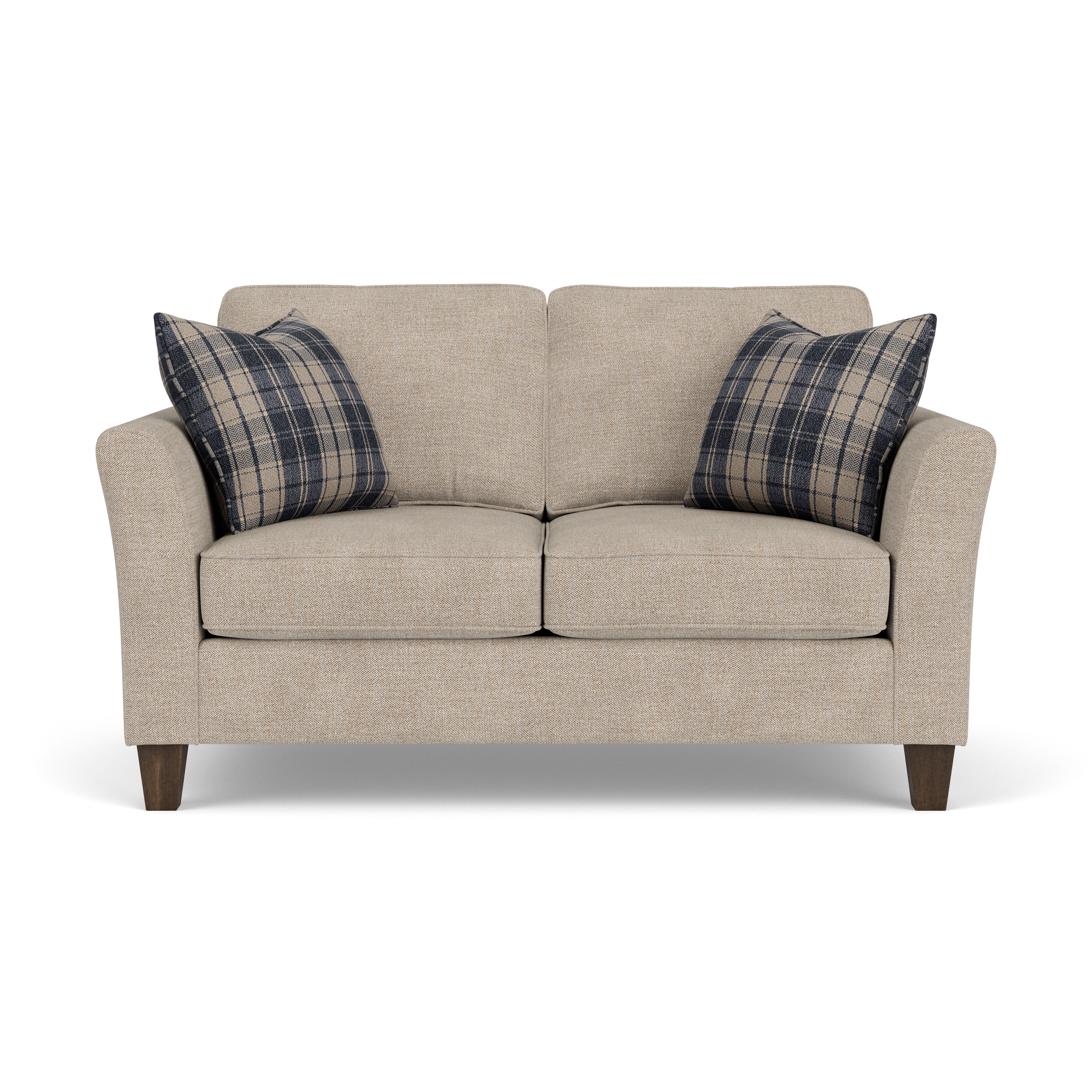 Libby - Fabric Loveseat, dark gray, view 4