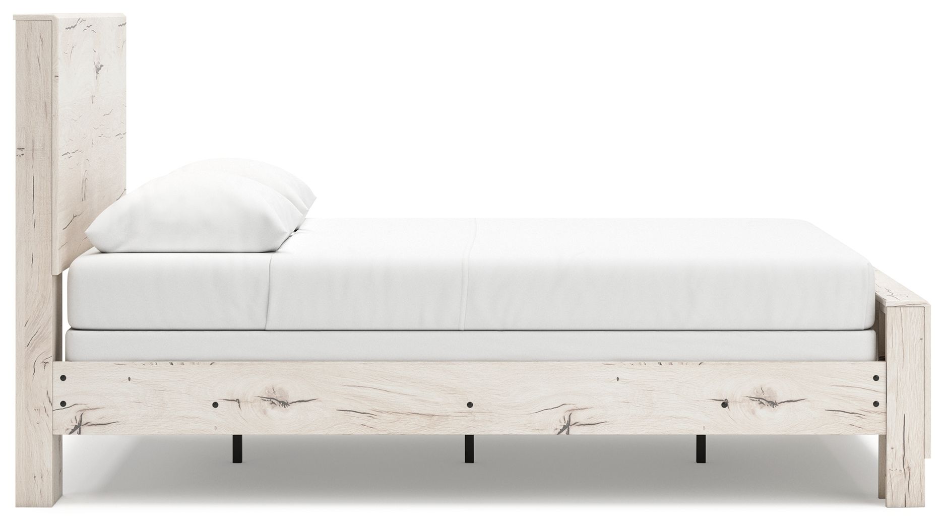 Ashley Furniture Lawroy - Queen Panel Bed - Light Natural - Image 6