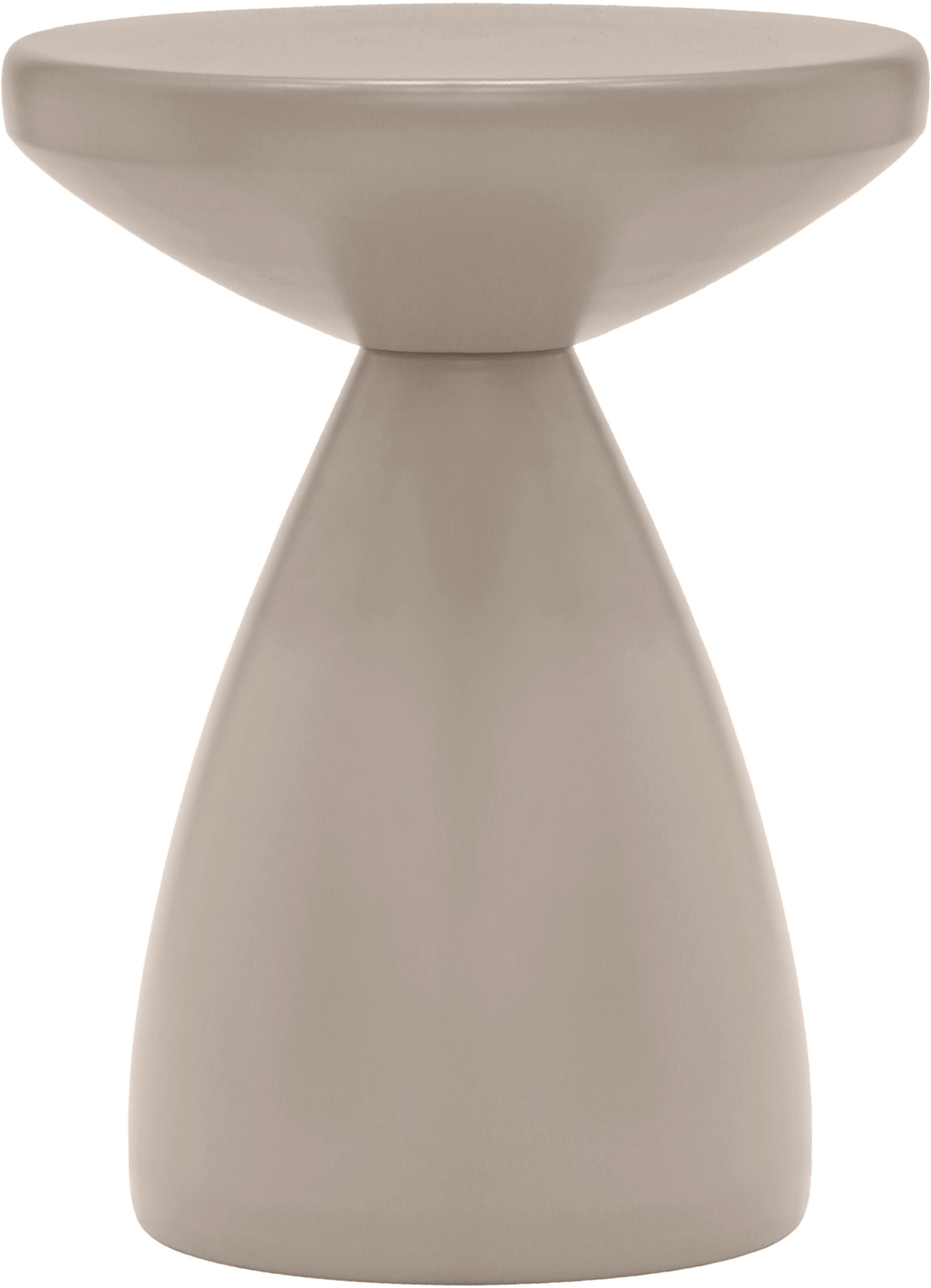 Anika - Iron End Table - Taupe