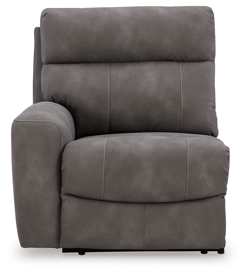 Ashley Furniture Next-Gen Durapella - 4-Piece Power Reclining Sectional - Slate - Image 2