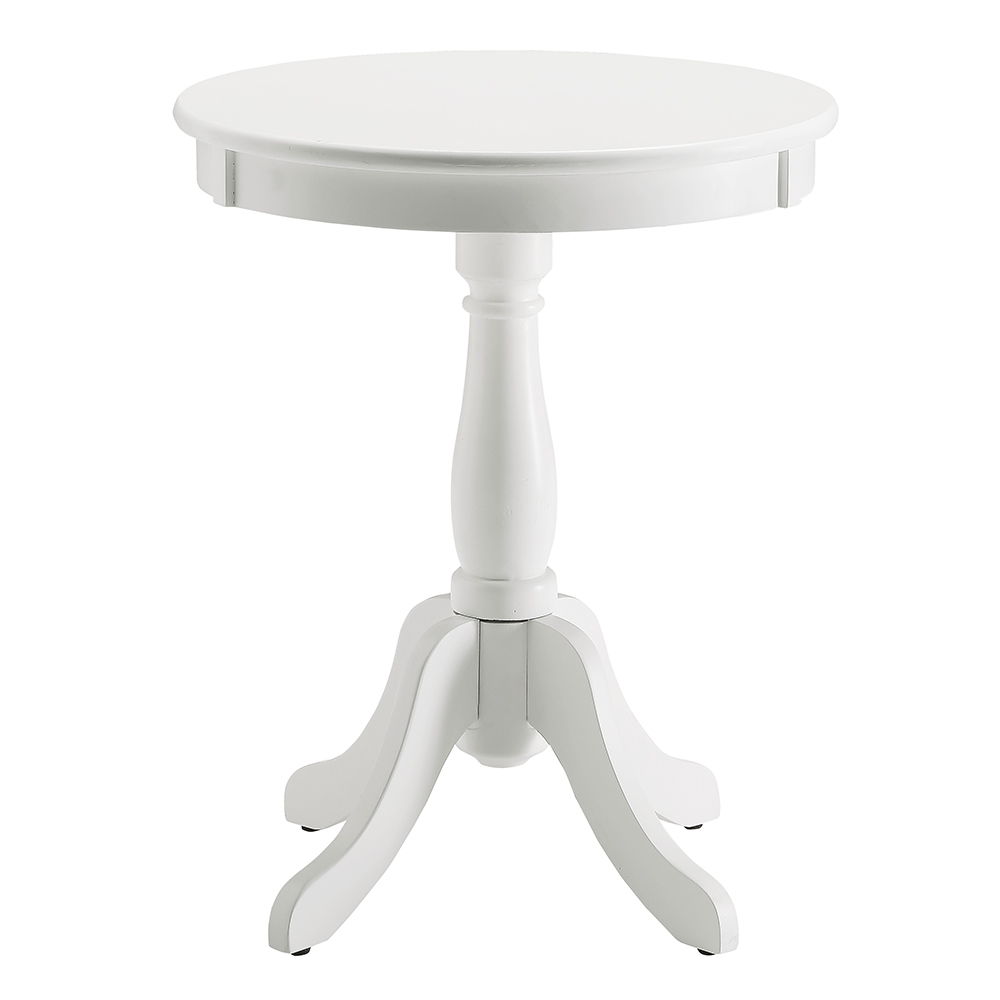Alger - Accent Table - White, white