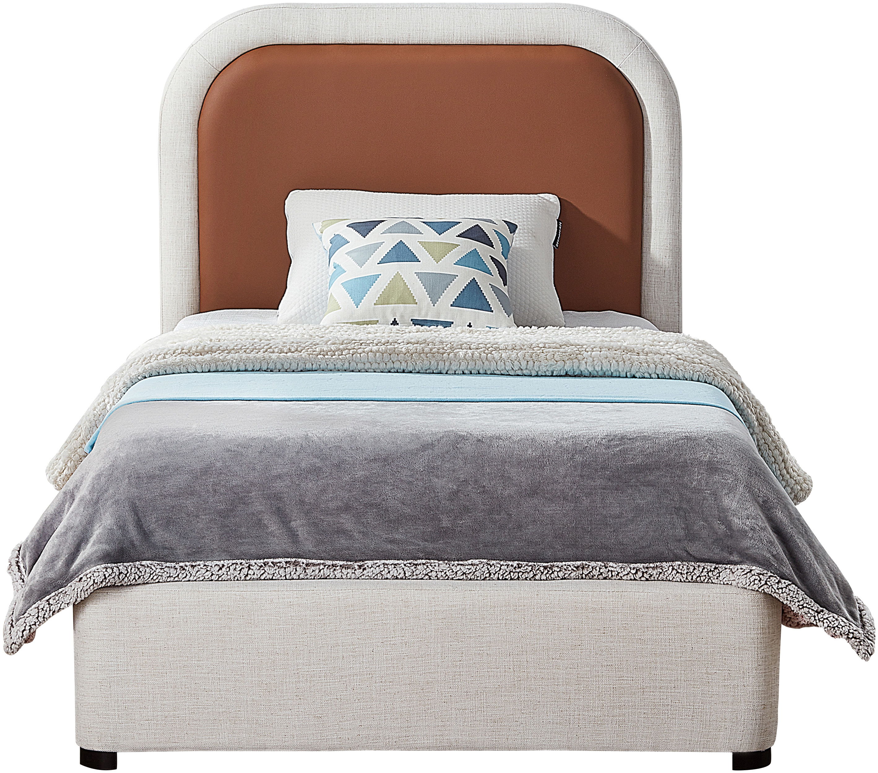 Blake - Twin Bed - Brown