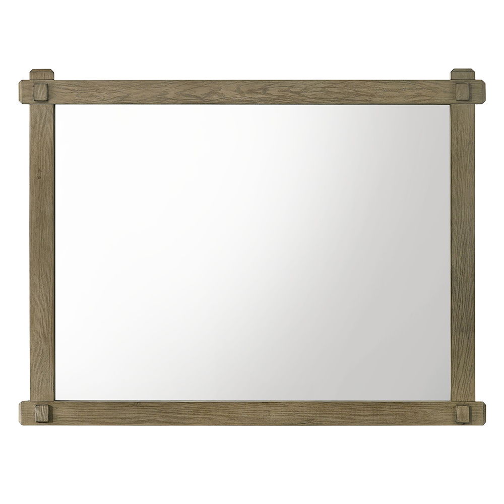 Colton - Mirror - Antique White Oak, dark brown, view 2