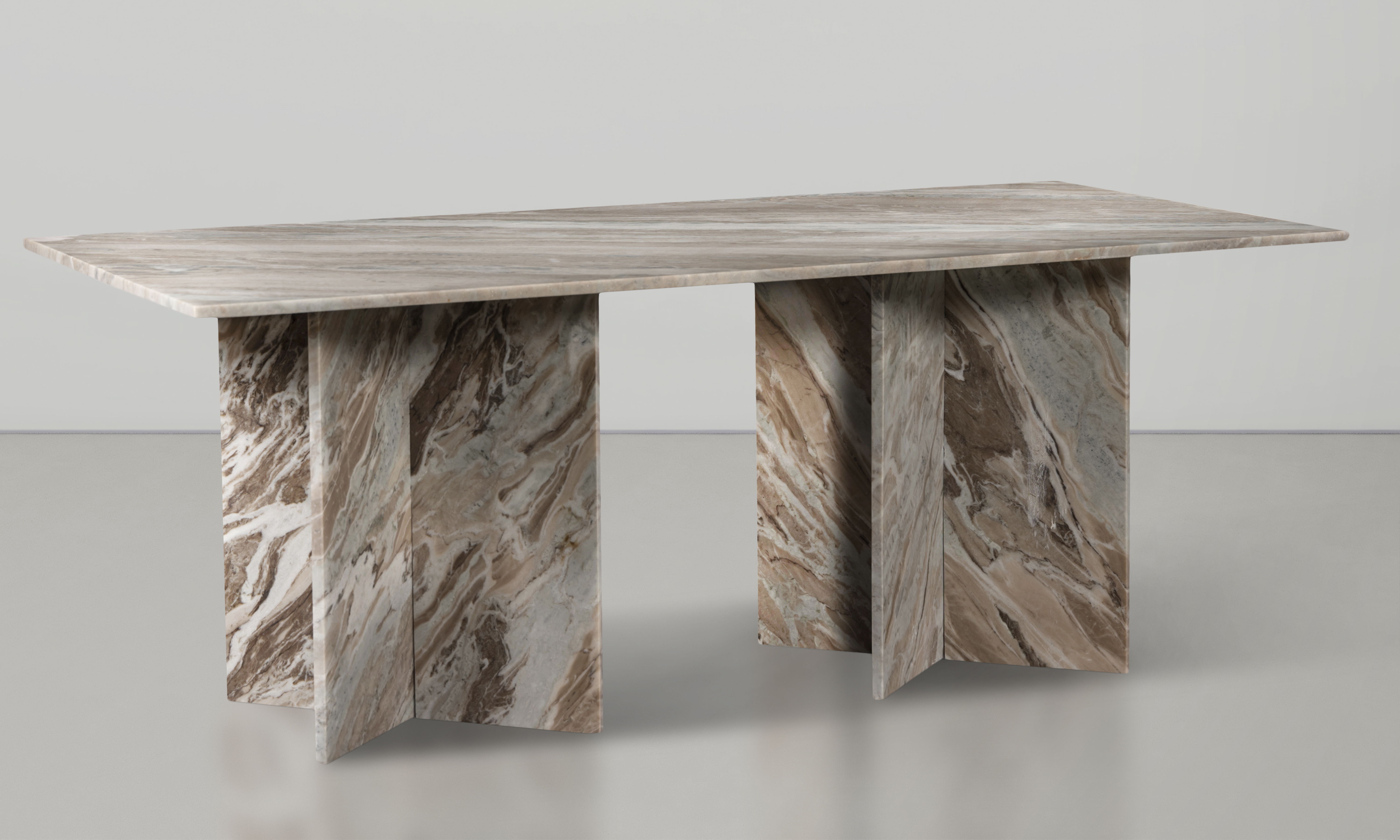 Verona - 78" Dining Table - Brown