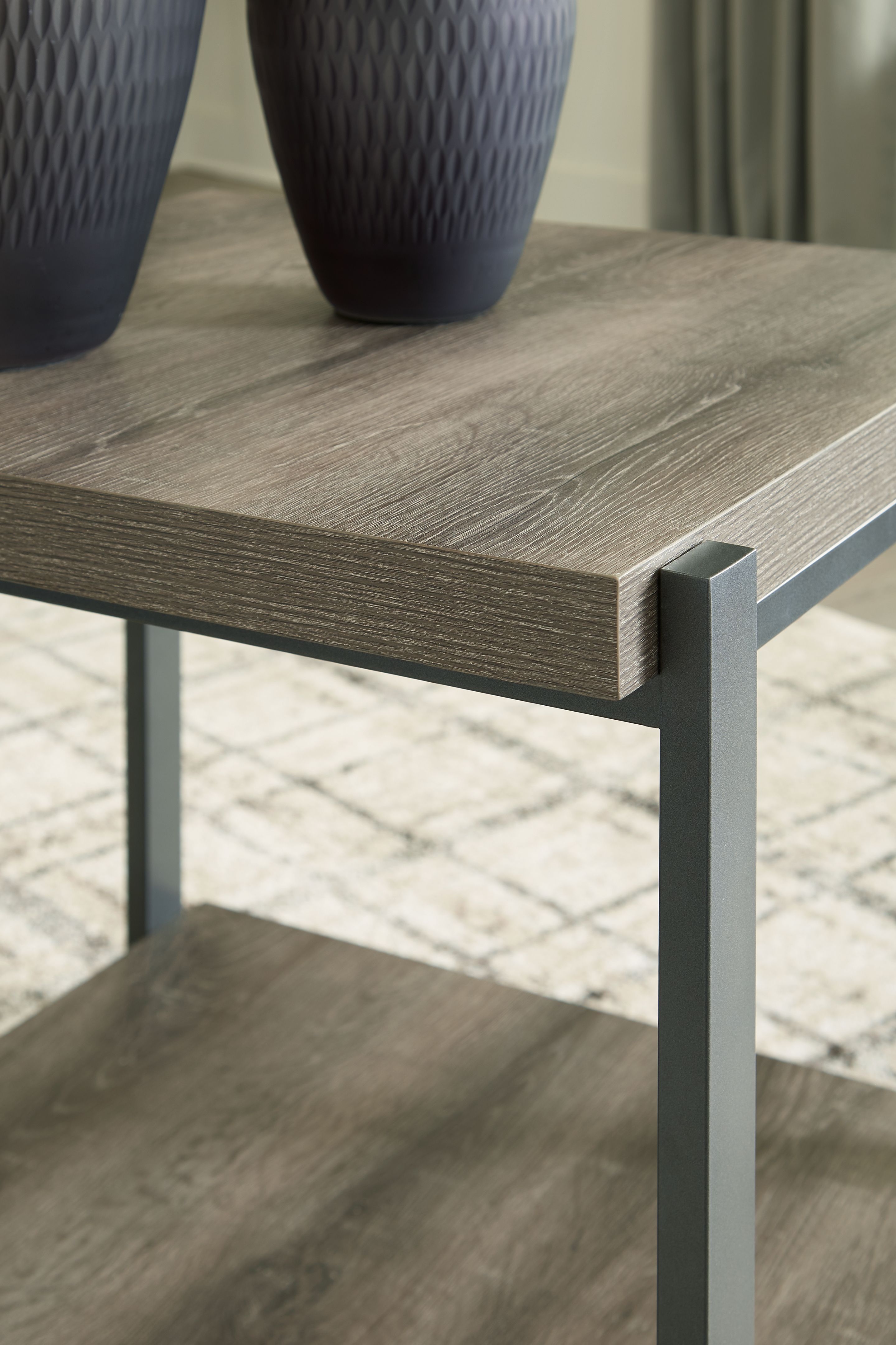 Ashley Furniture Wilmaden - Occasional Table Set (Set of 3) - Gray / Black - Image 13