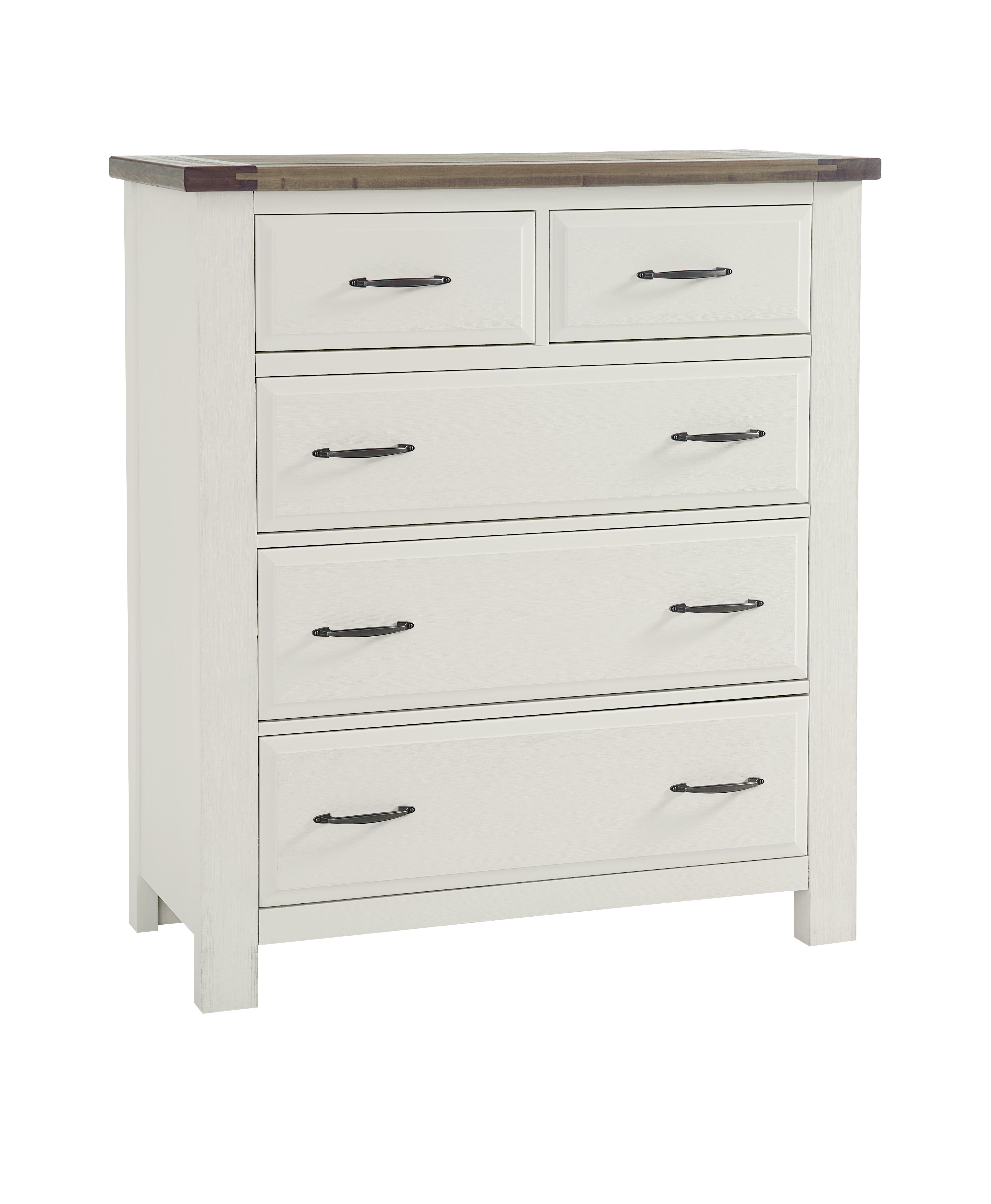 Vaughan-Bassett Maple Road - 5-Drawers Chest - Soft White