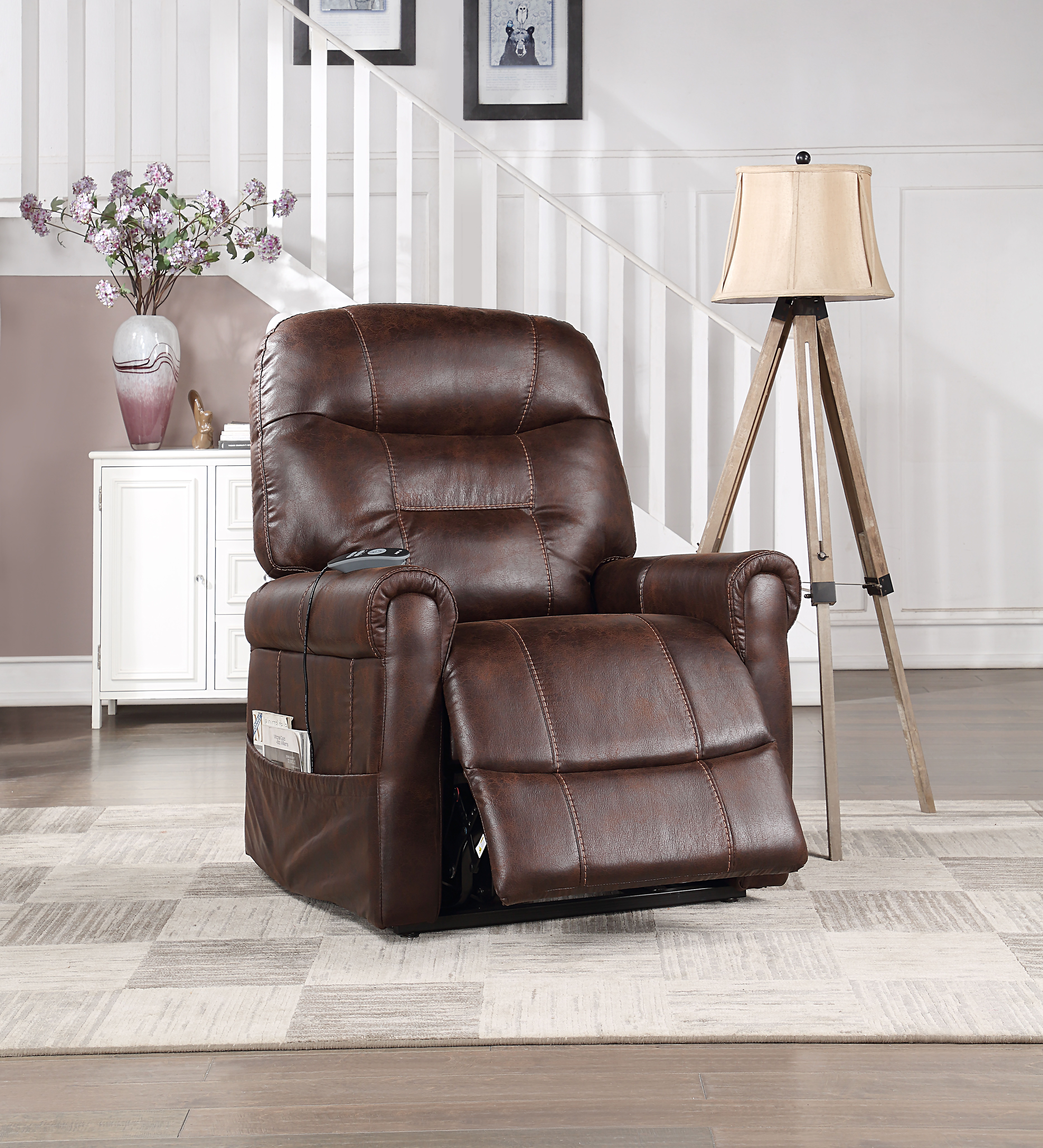 Ottawa - Power Lift Chair With Heat - Walnut