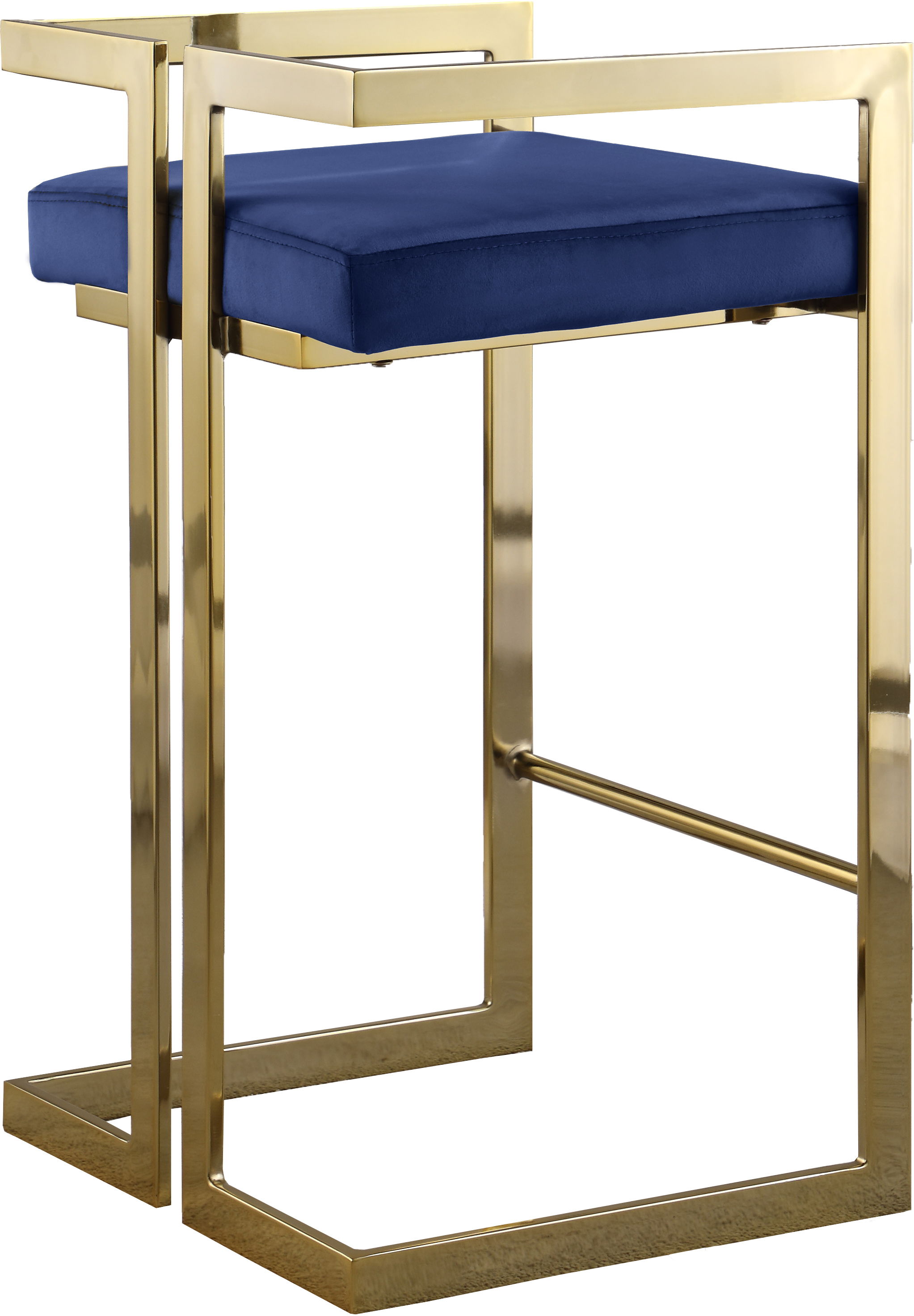 Ezra - Stool (Set of 2) - Navy