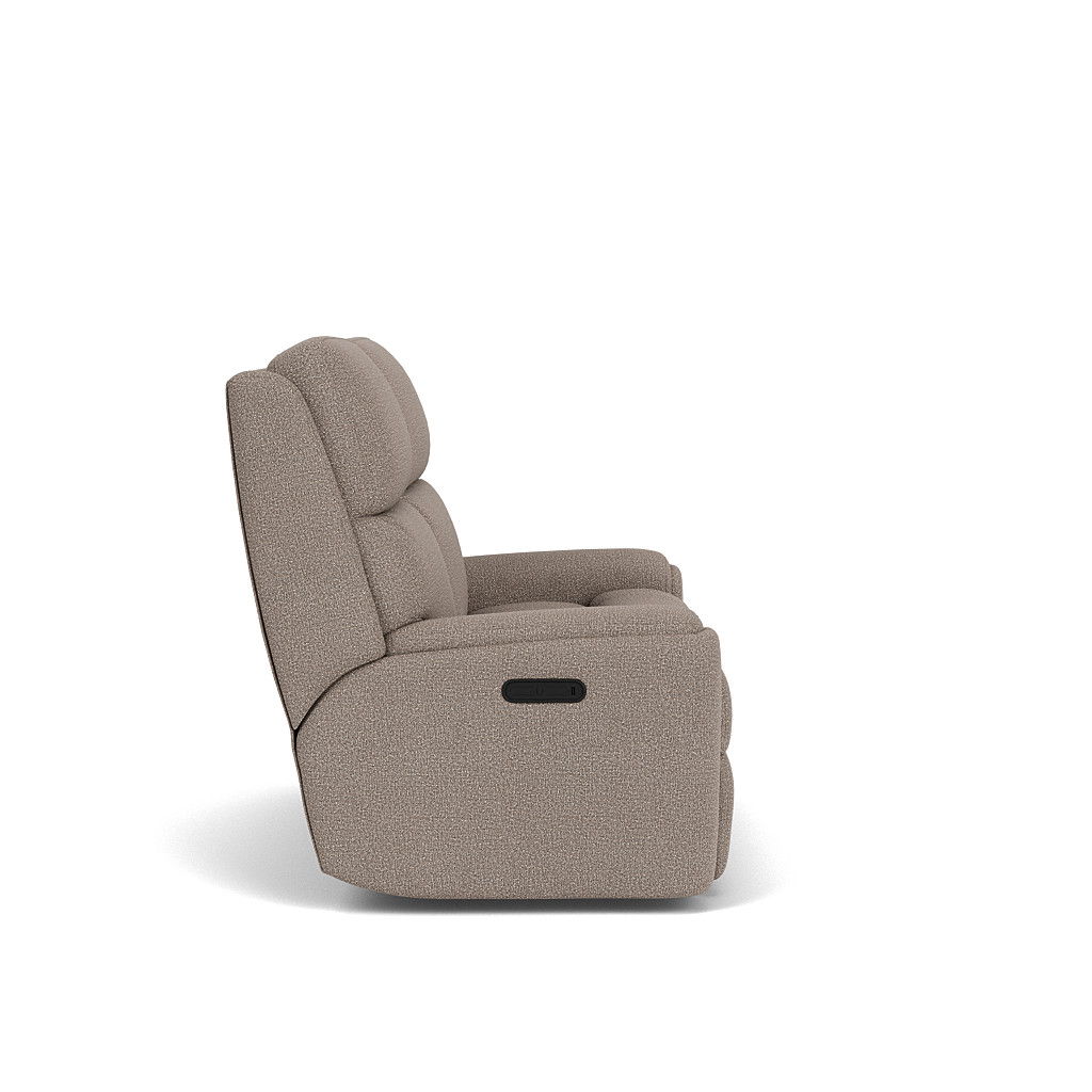 Rio - Transitional Fabric Reclining Loveseat, beige, view 5
