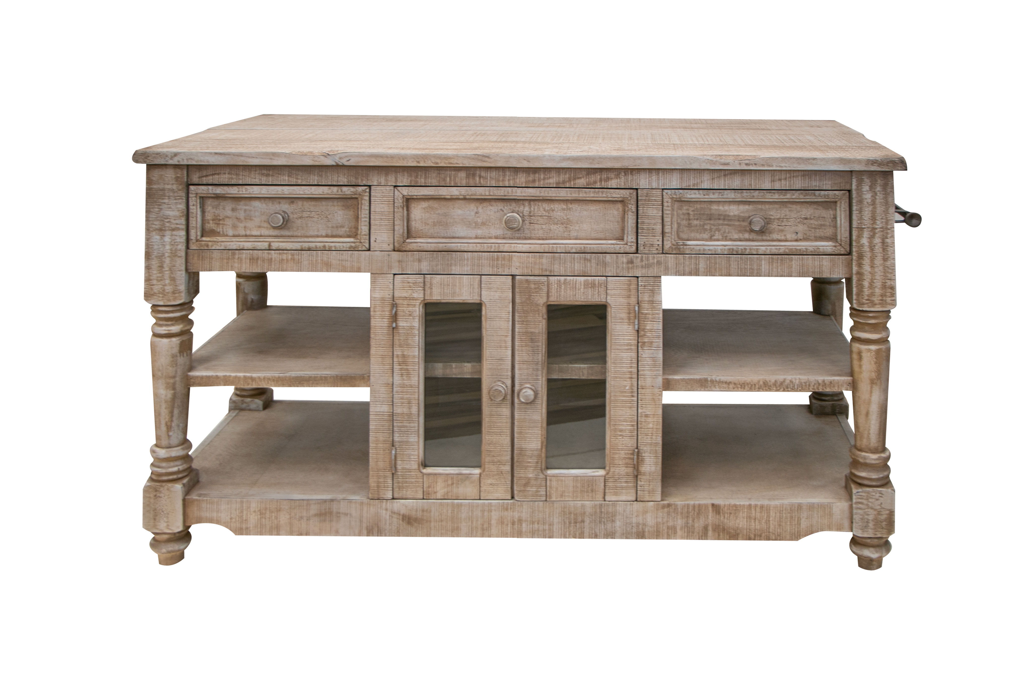 International Furniture Direct Aruba - Kitchen Island - Drift Sand