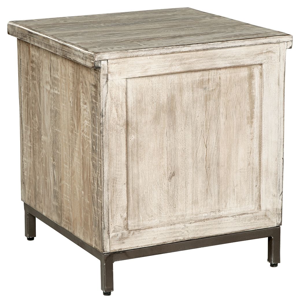 Ashley Furniture Laddford - Accent Cabinet - Shelf - Whitewash - Image 6