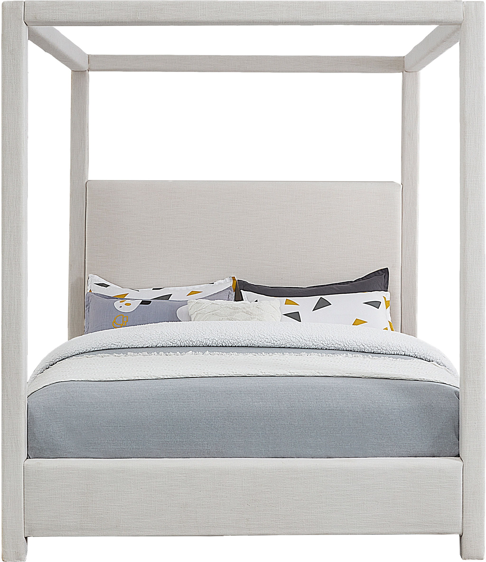 Emerson - King Bed - Cream