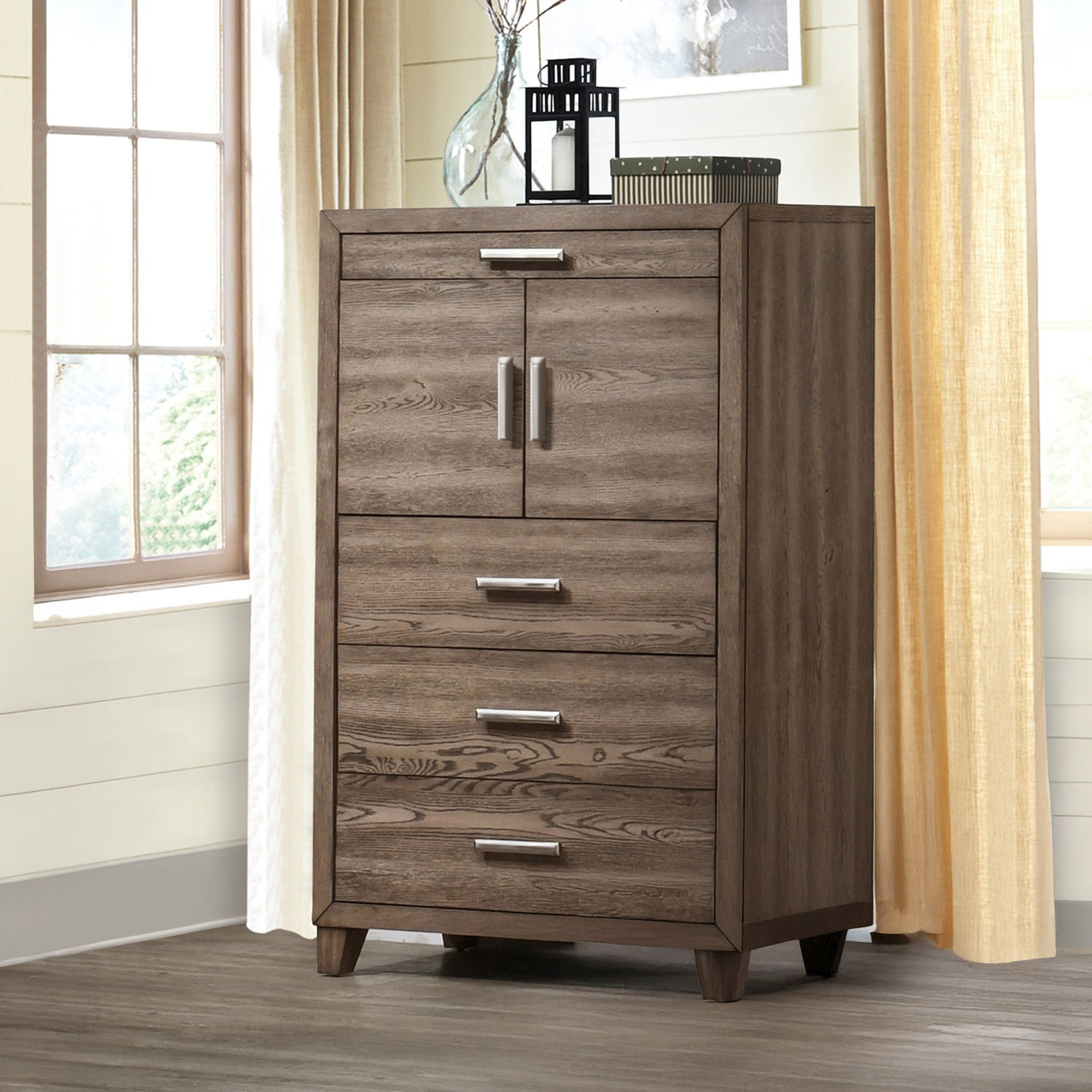 Harrisburg - Door Chest - Walnut, light brown, view 7