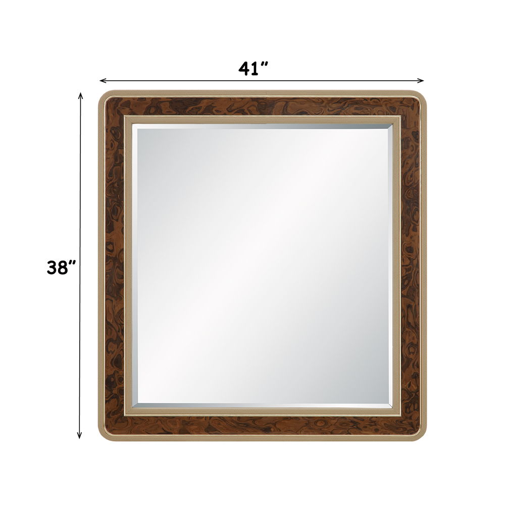 Marcelino - Mirror - Cherry Oak, light brown, view 3