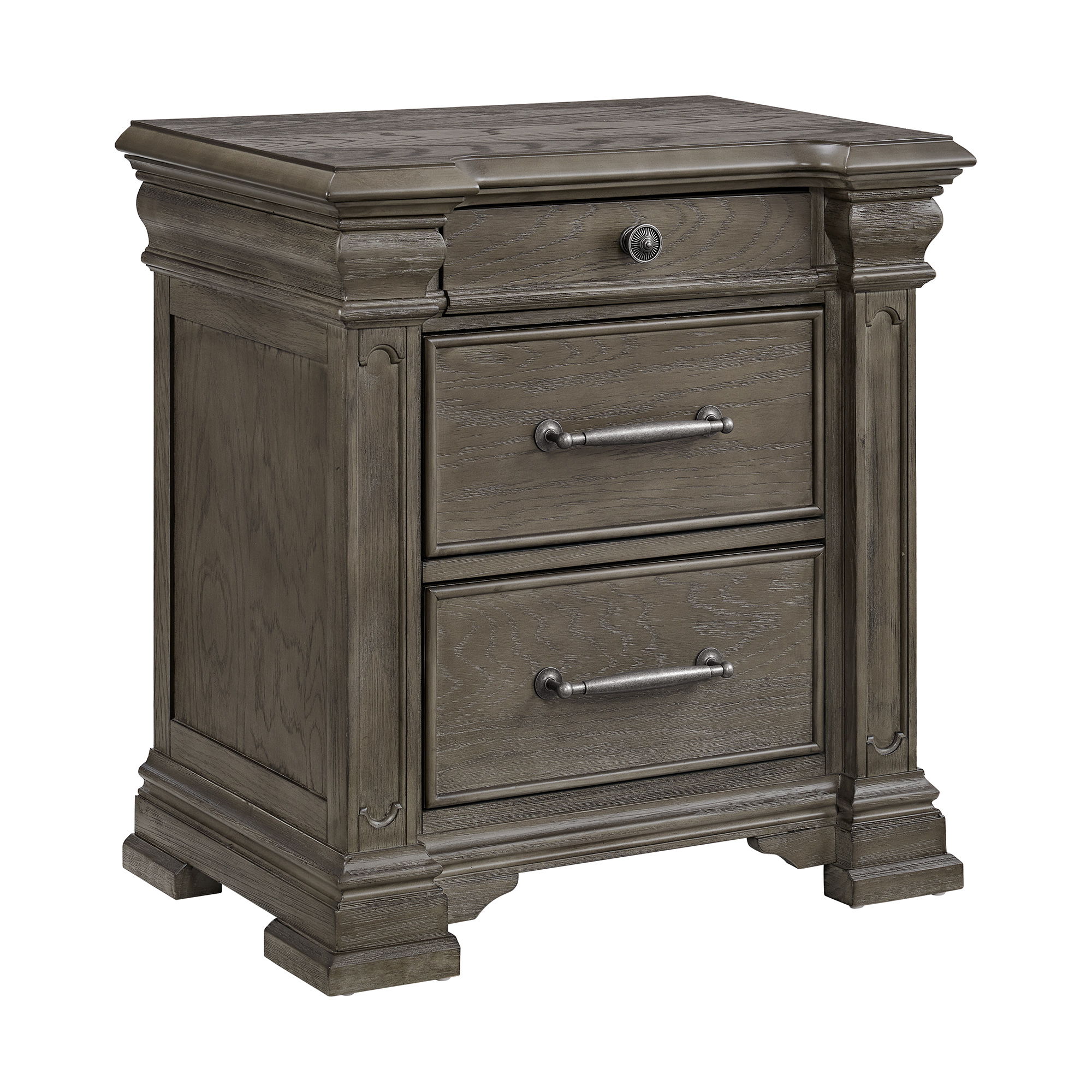 3-Drawer Nightstand (Sliding Top)