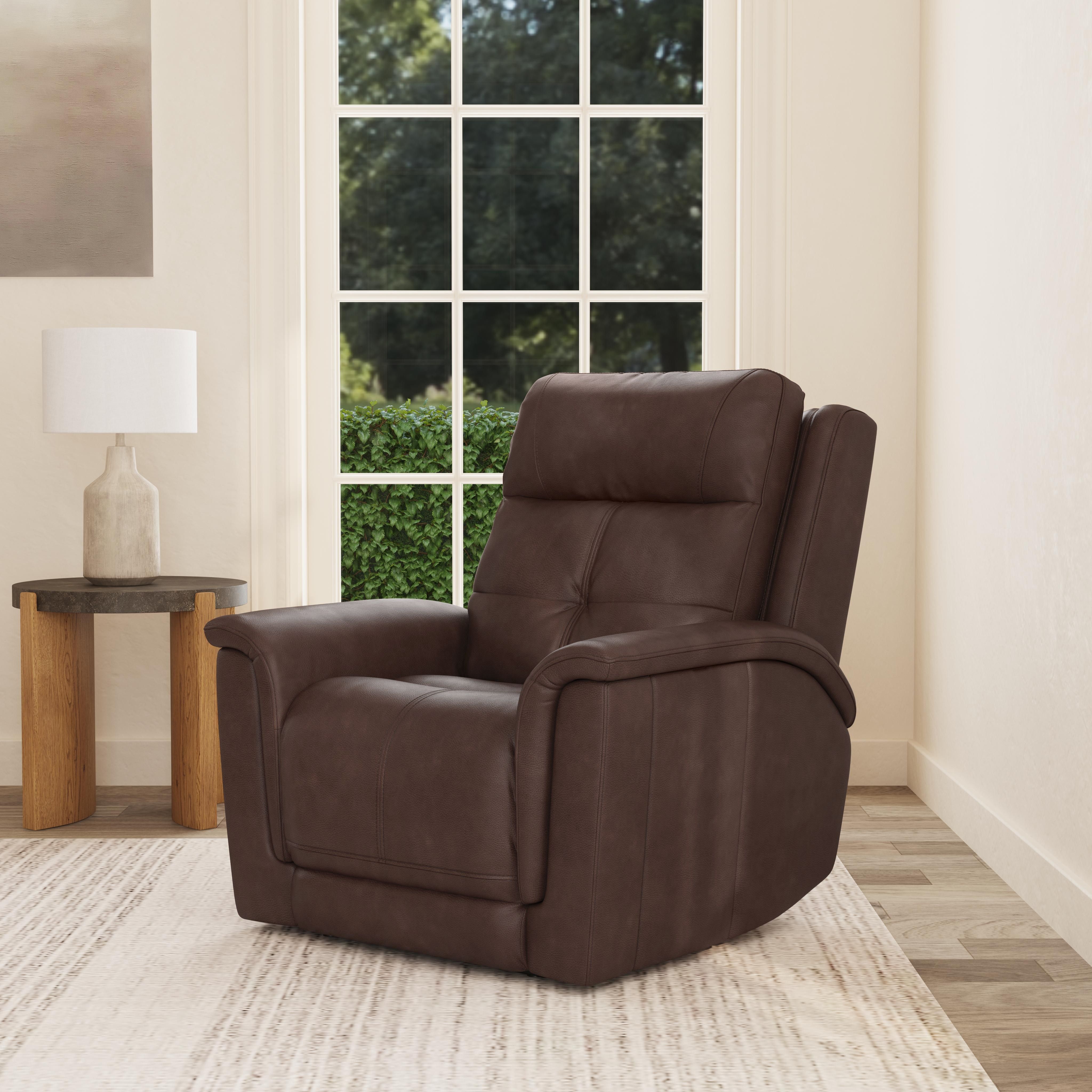 Ranger - Power Recliner With Power Headrest, Lumbar, Heat & Massage - Dark Brown, dark brown