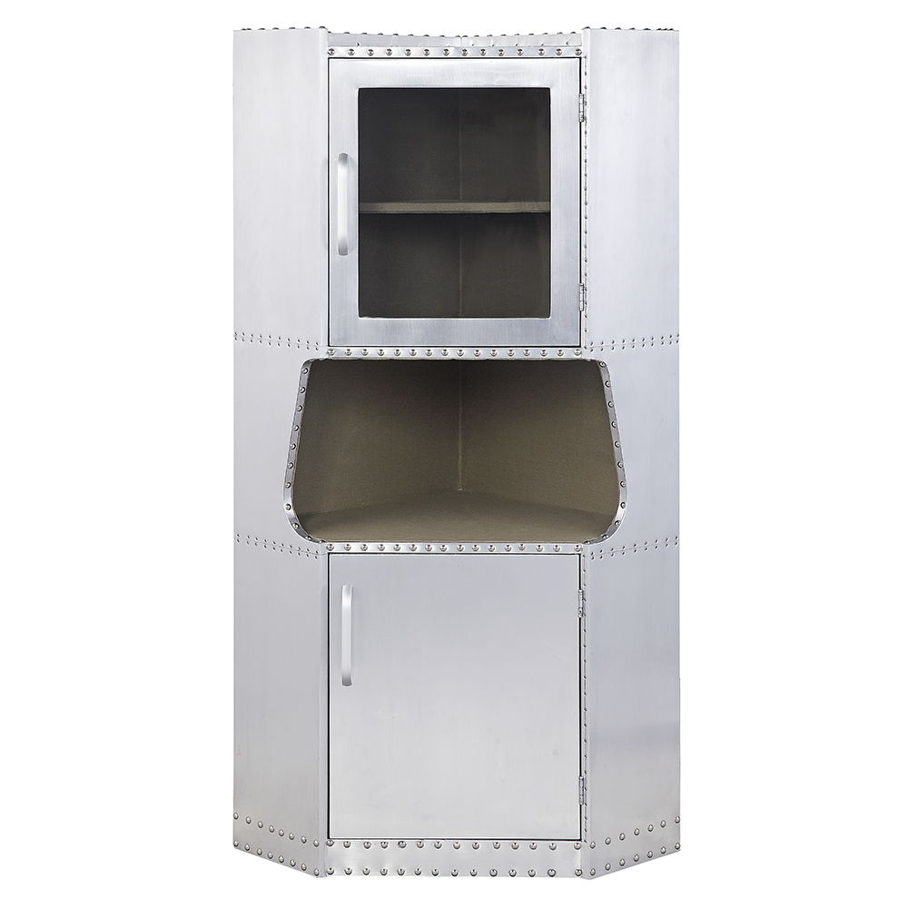 Brancaster - 57" Cabinet - Aluminum, silver, view 6