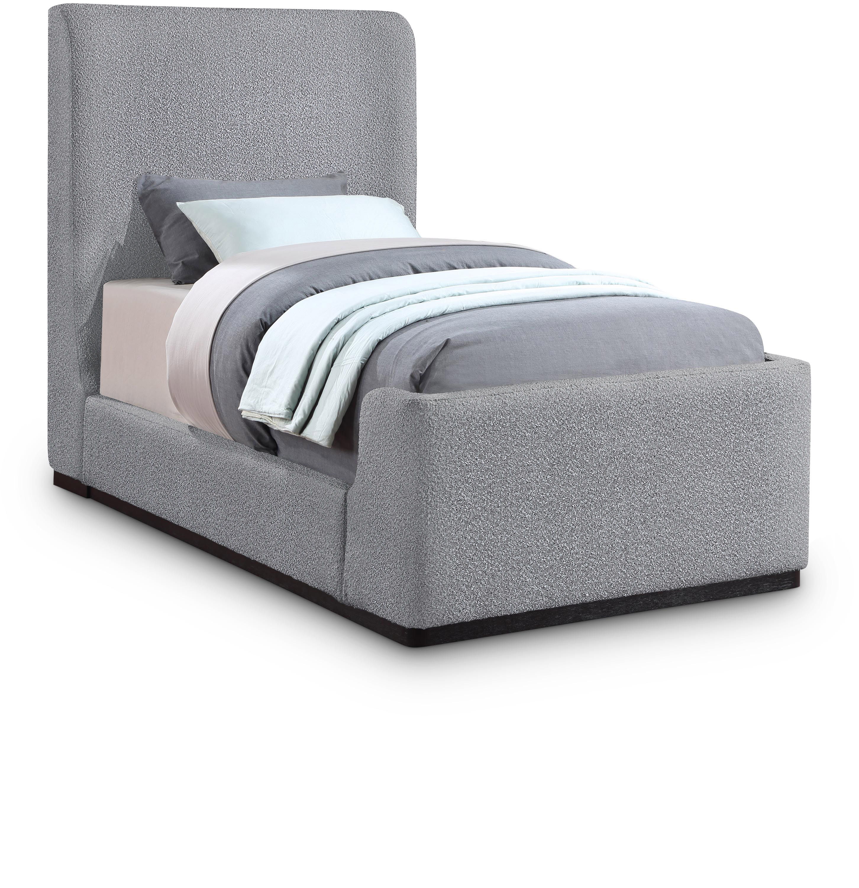 Oliver - Twin Bed - Gray