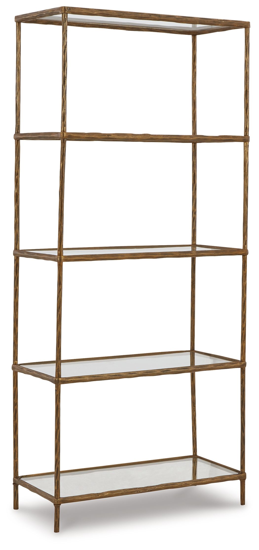 Ryandale - Bookcase - Antique Brass Finish