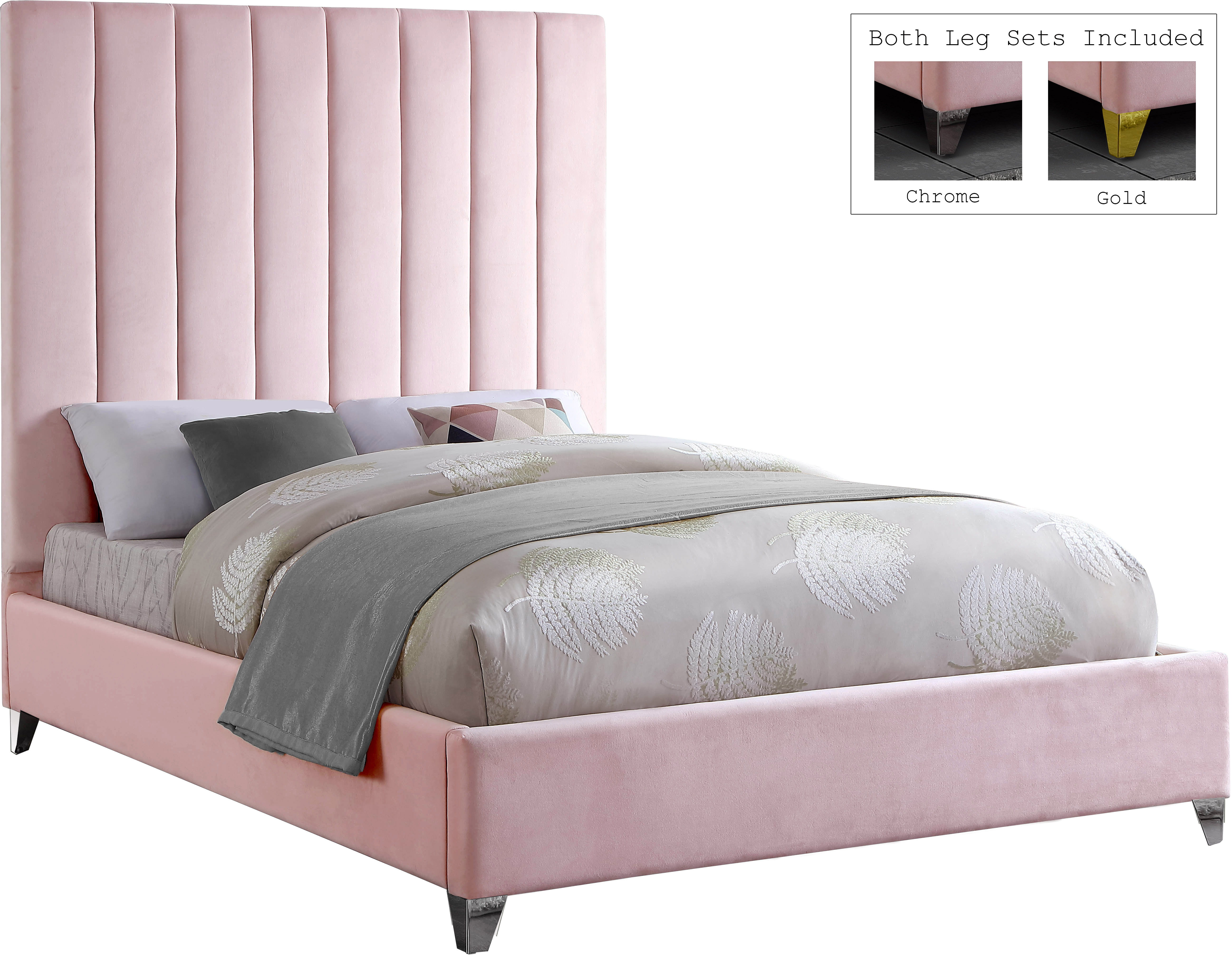 Via - King Bed - Pink