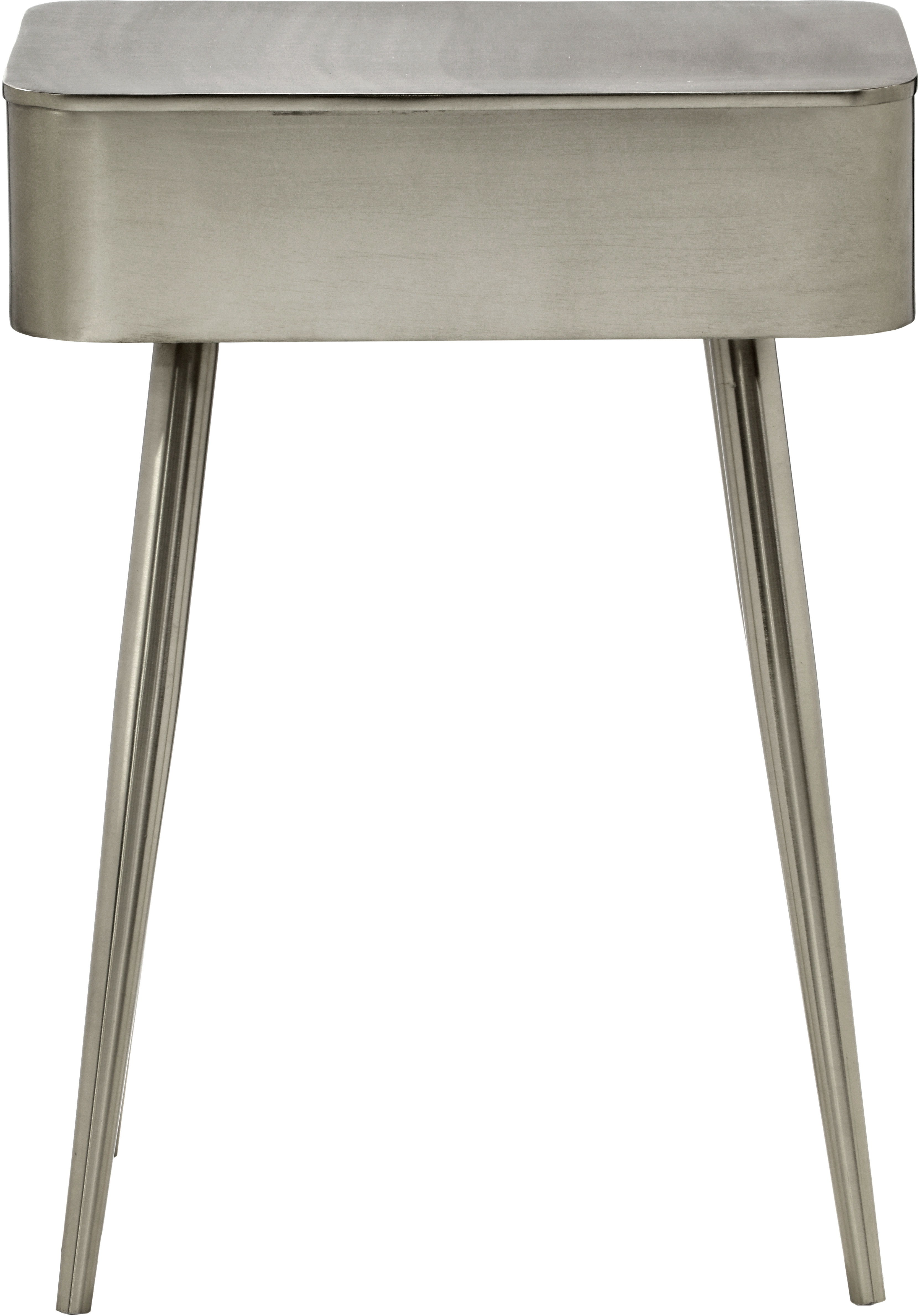Rylan - Night Stand - Brushed Silver