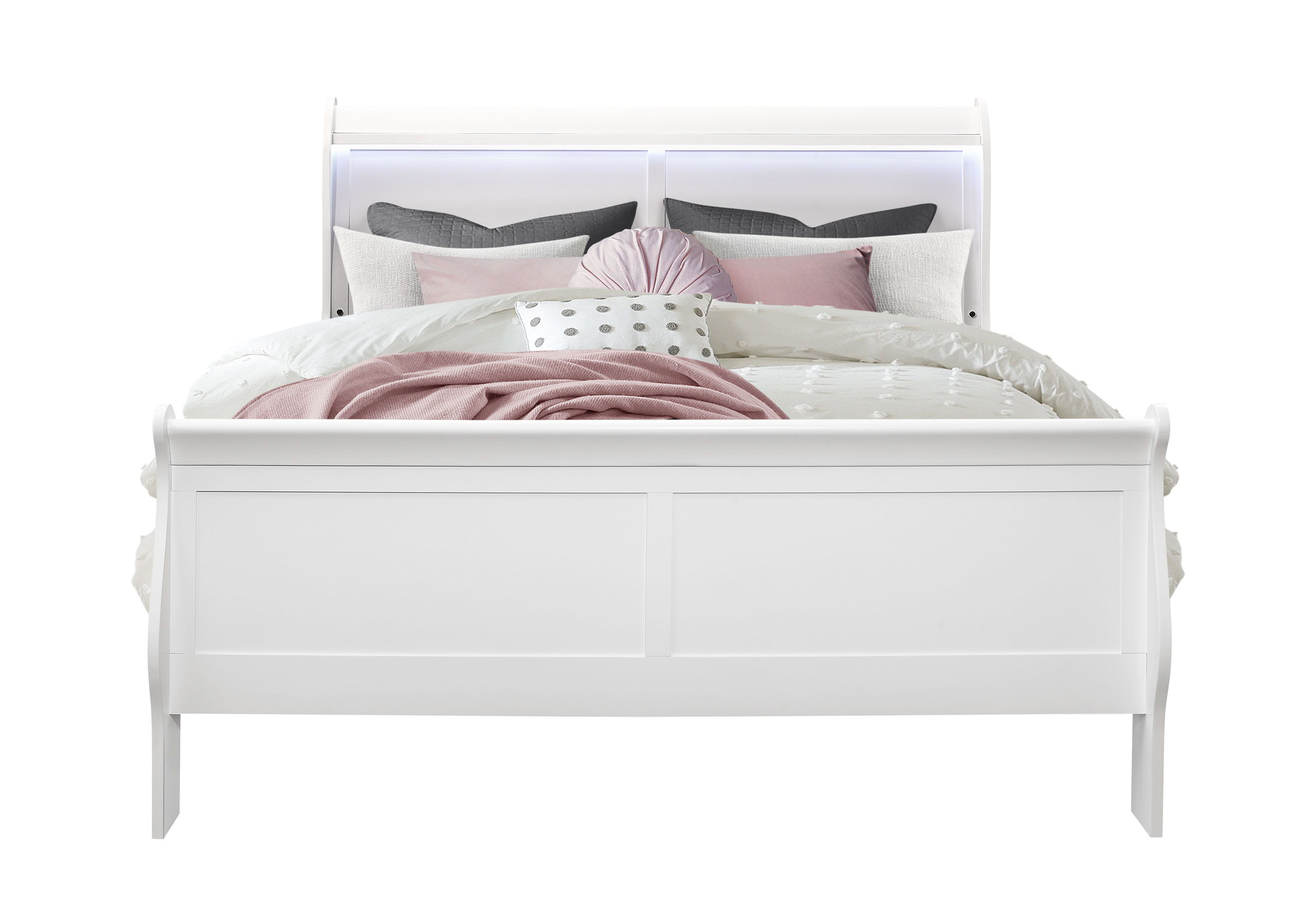 Queen Bed With LED