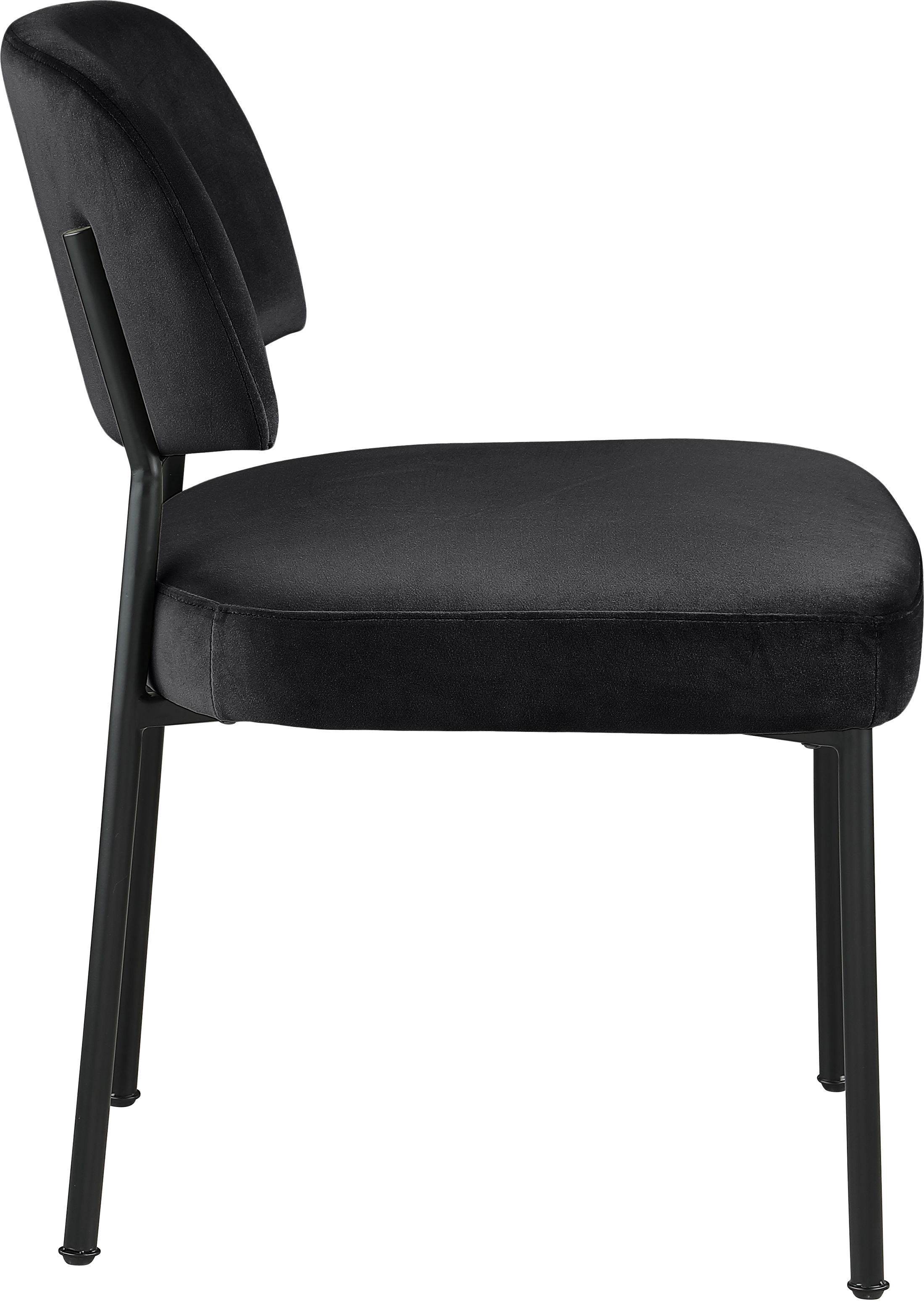 Zarelle - Performance Fabric Upholstered Dining Chair (Set of 2) - Black