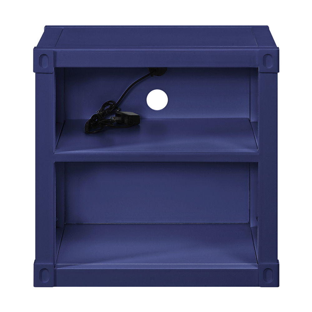 Cargo - Nightstand With USB - Blue, blue, view 8