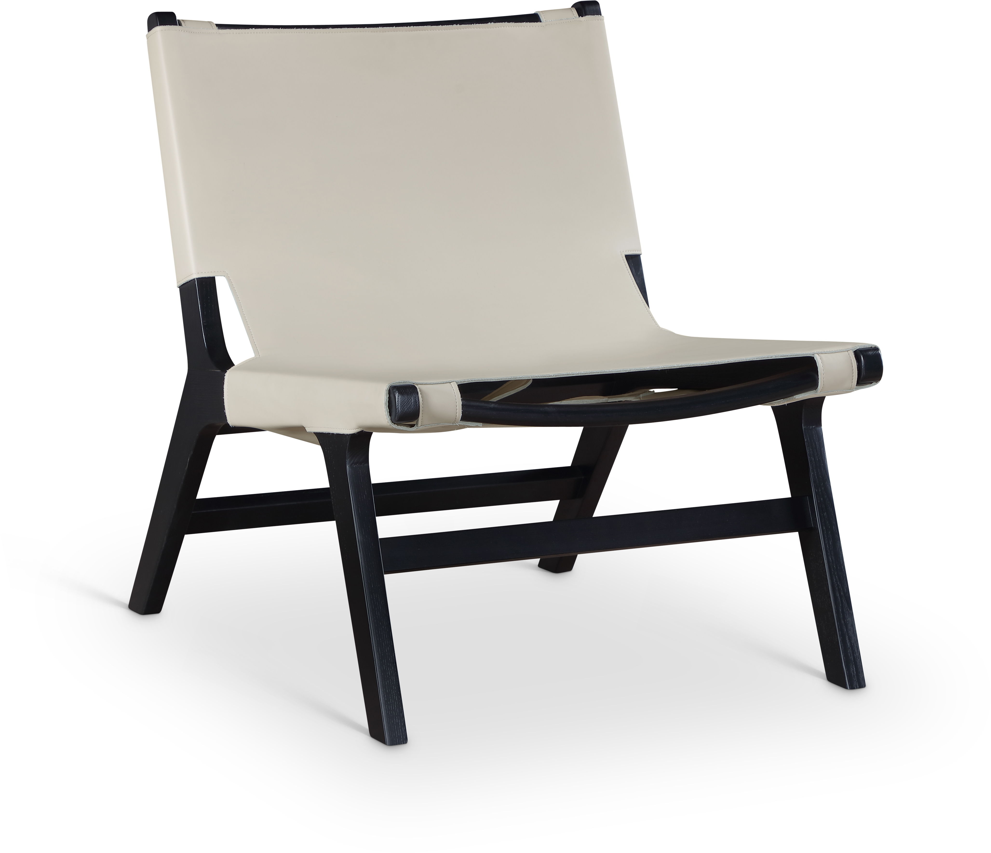 Rawlins - Vegan Leather Accent Chair - Beige