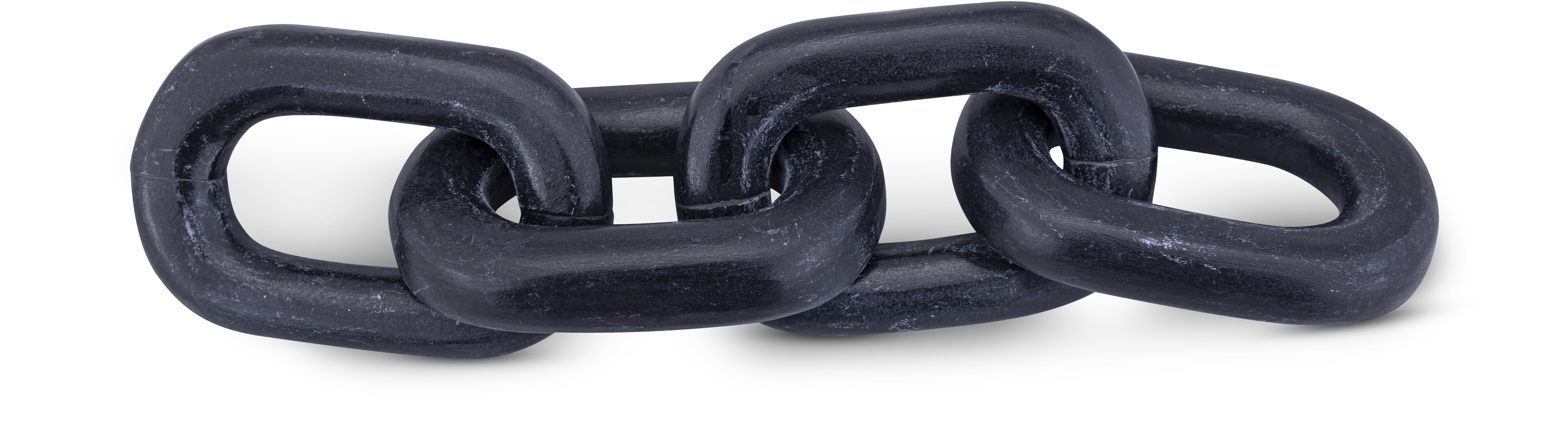 Lynx - Marble Decorative Chain Links - Black