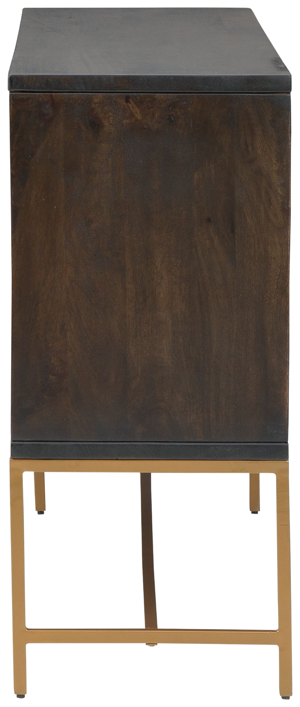 Ashley Furniture Elinmore - Accent Cabinet - Brown / Gold Finish - Image 4