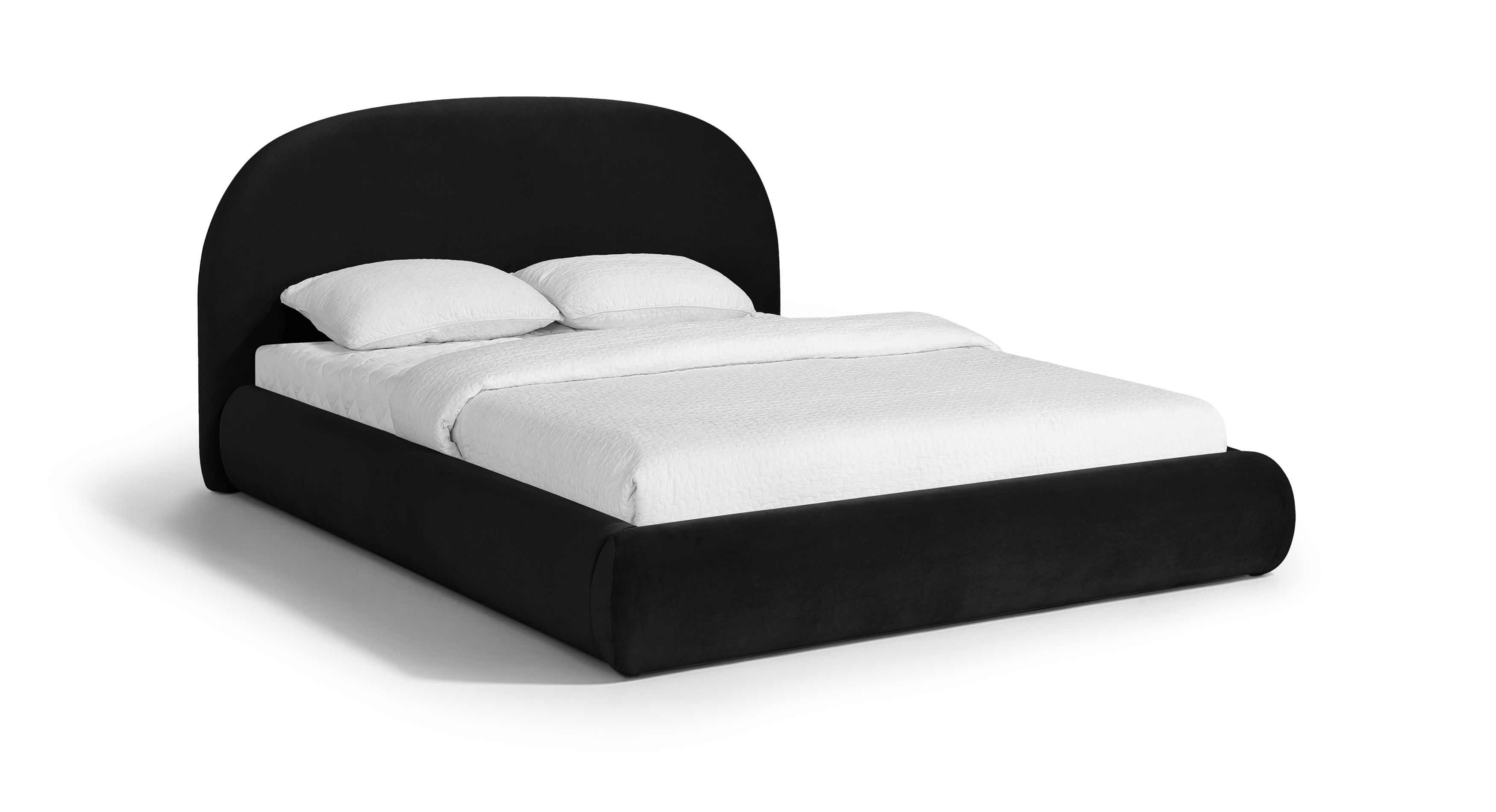 Celine - Upholstered Queen Bed - Black
