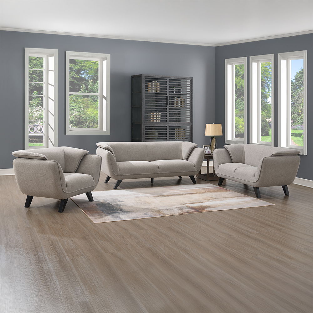 Nayeli - Sofa - Brown Linen, light brown, view 8
