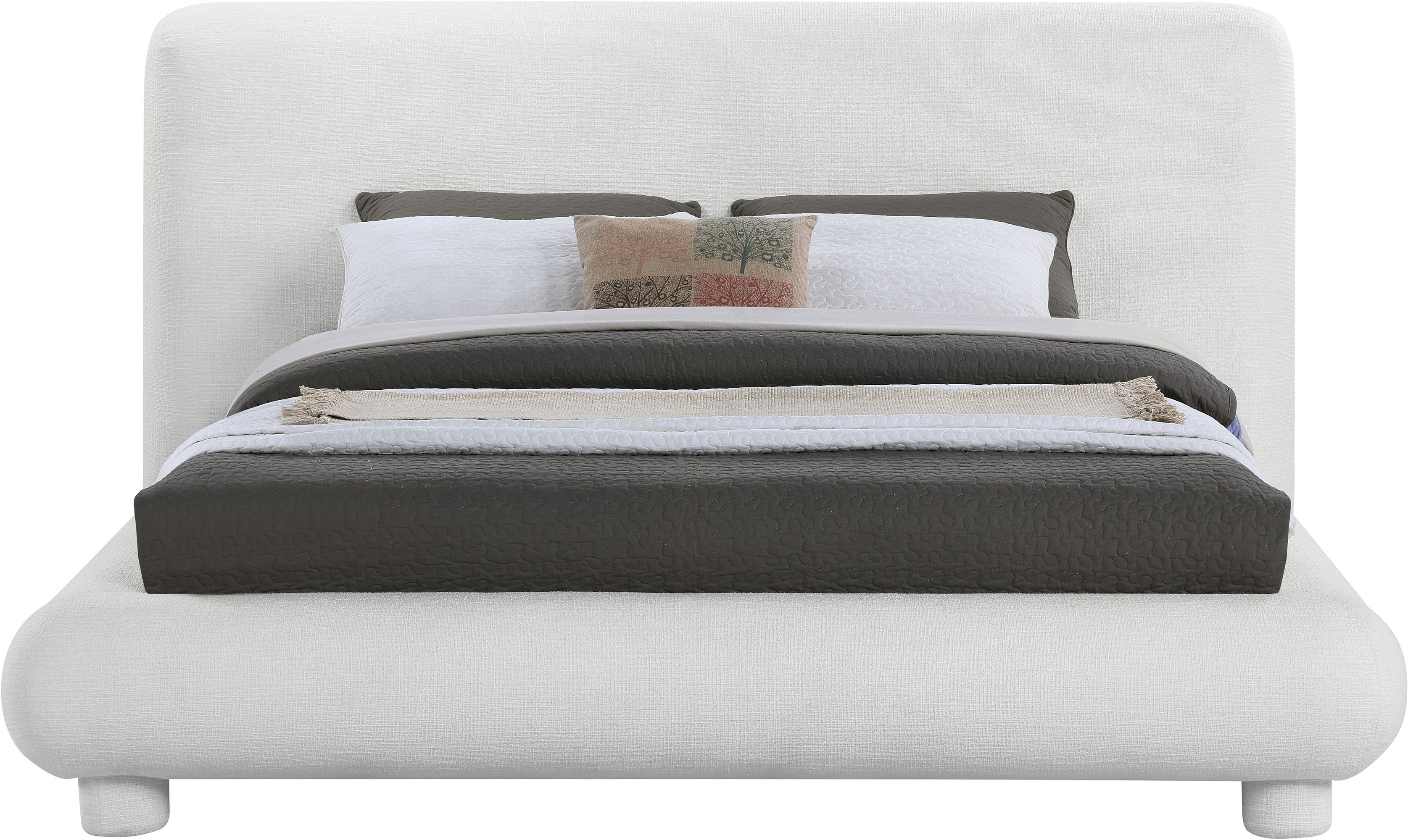Blair - Fabric Full Bed - Cream
