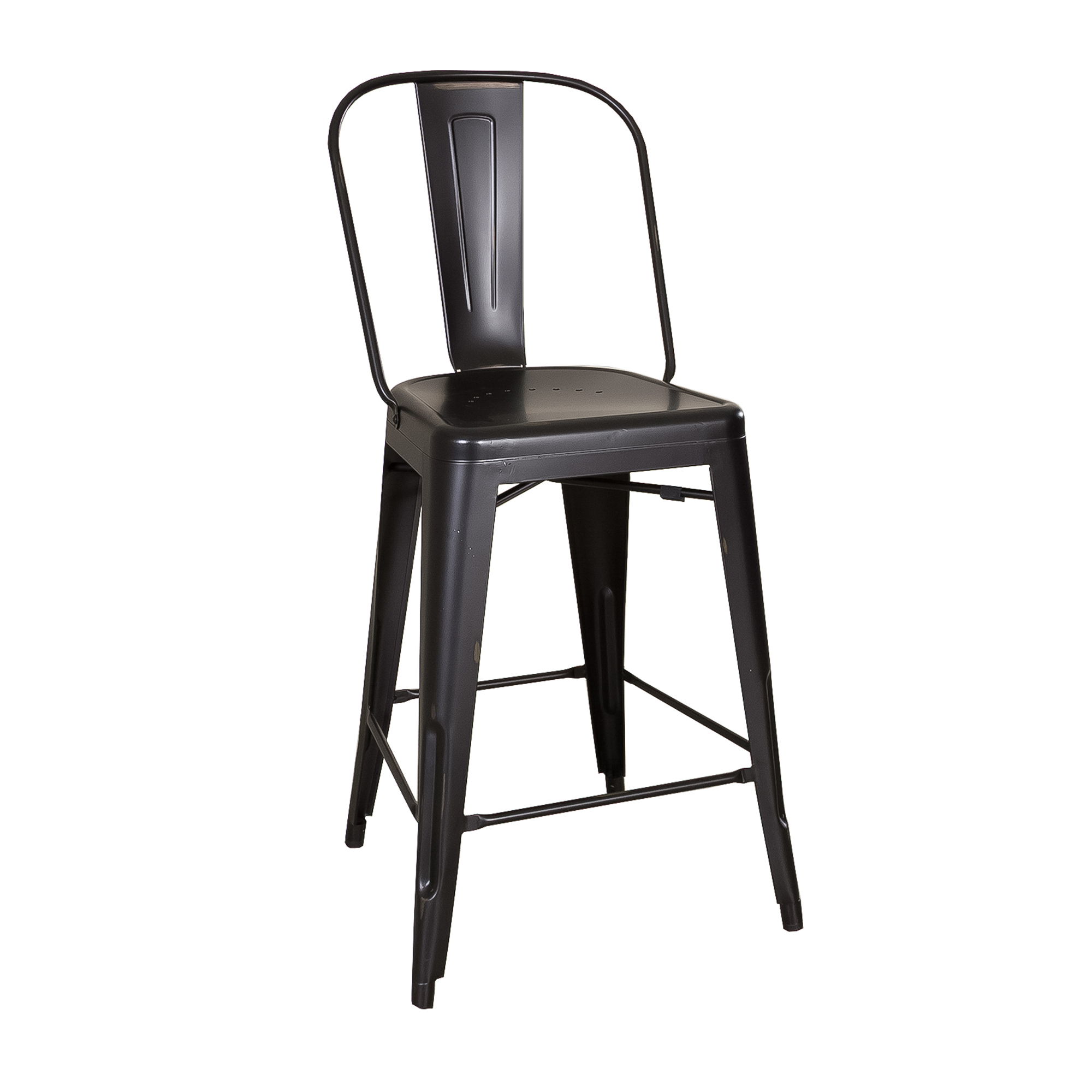 Liberty Furniture Vintage Series - Bow Back Counter Chair - Black