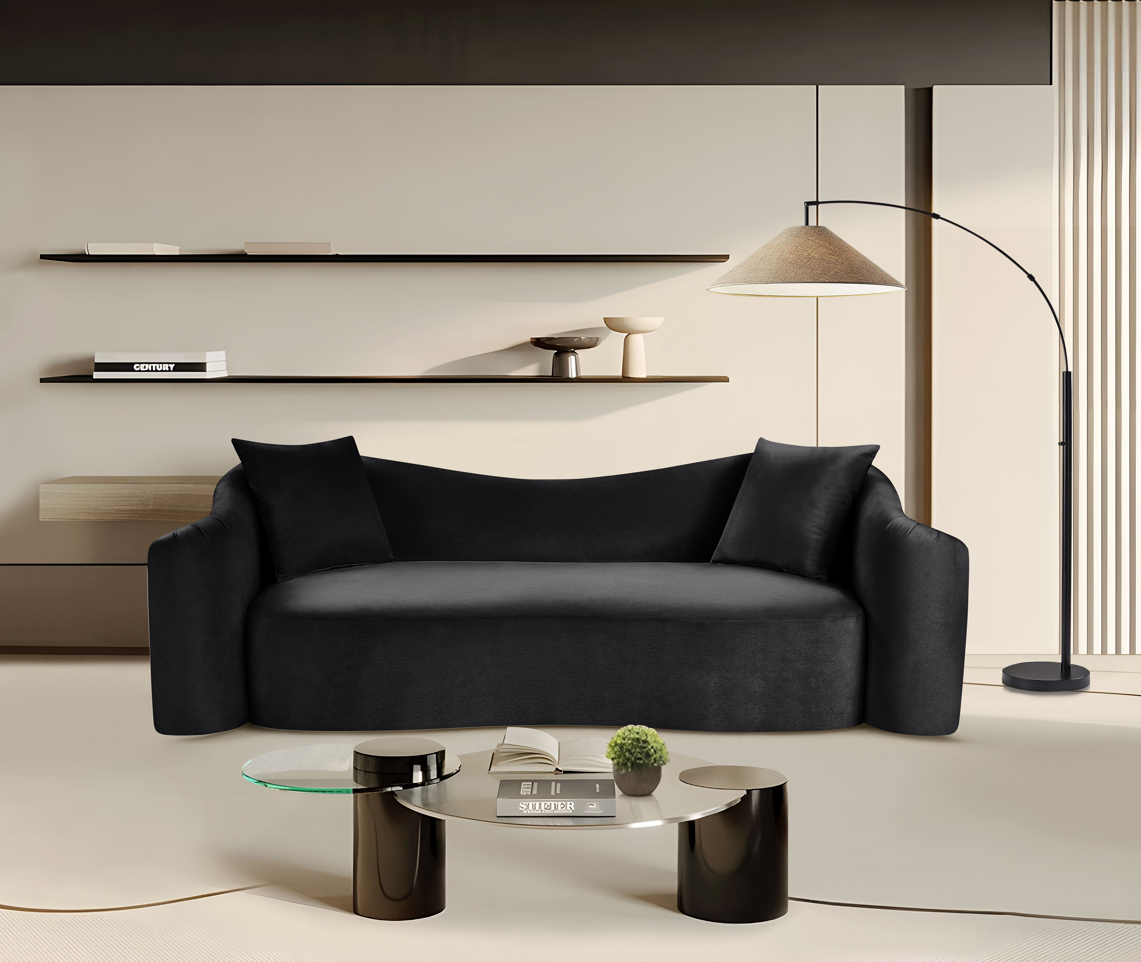 Destin - Sofa - Black