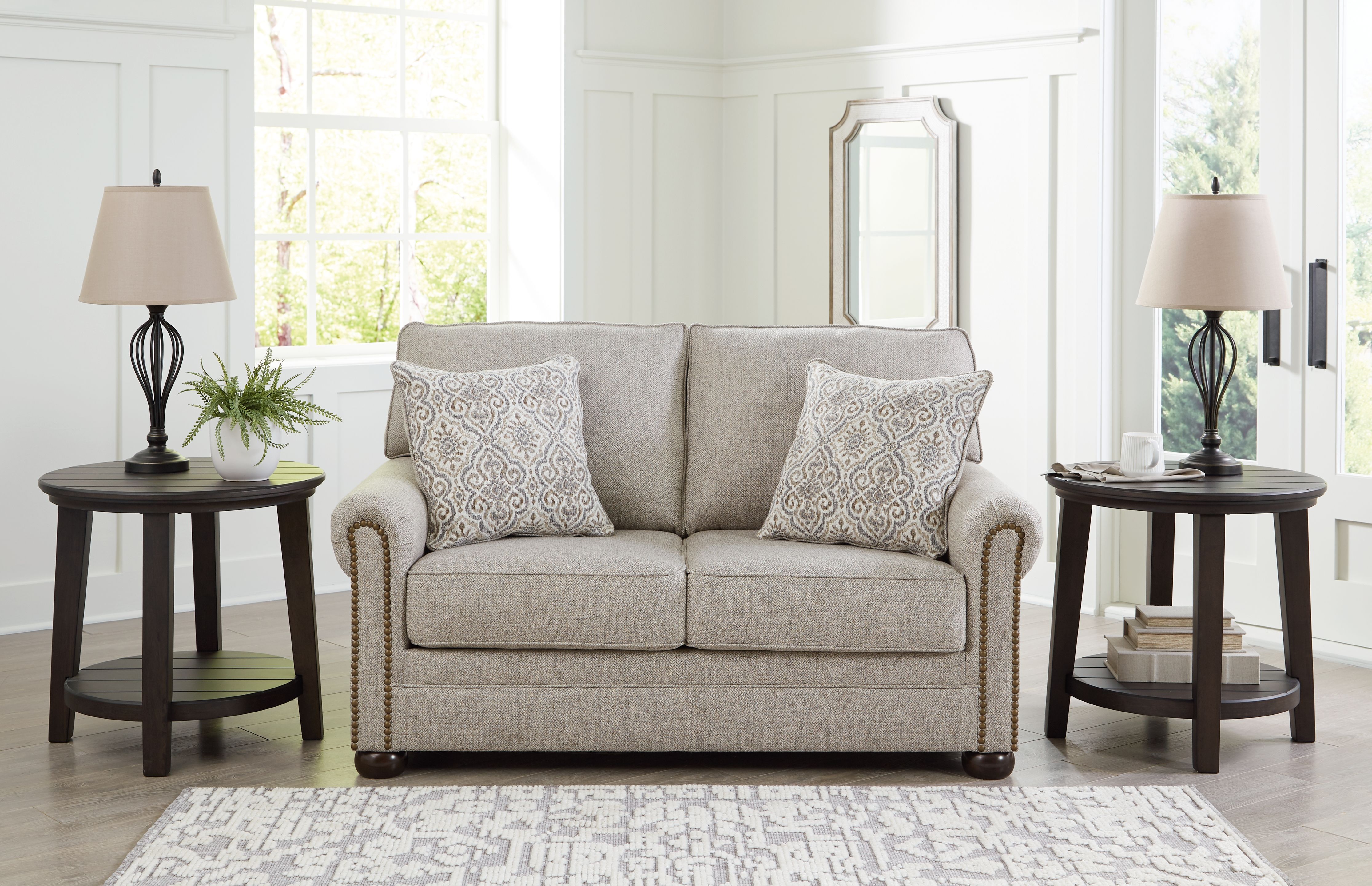 Ashley Furniture Gaelon - Loveseat - Dune - Image 2