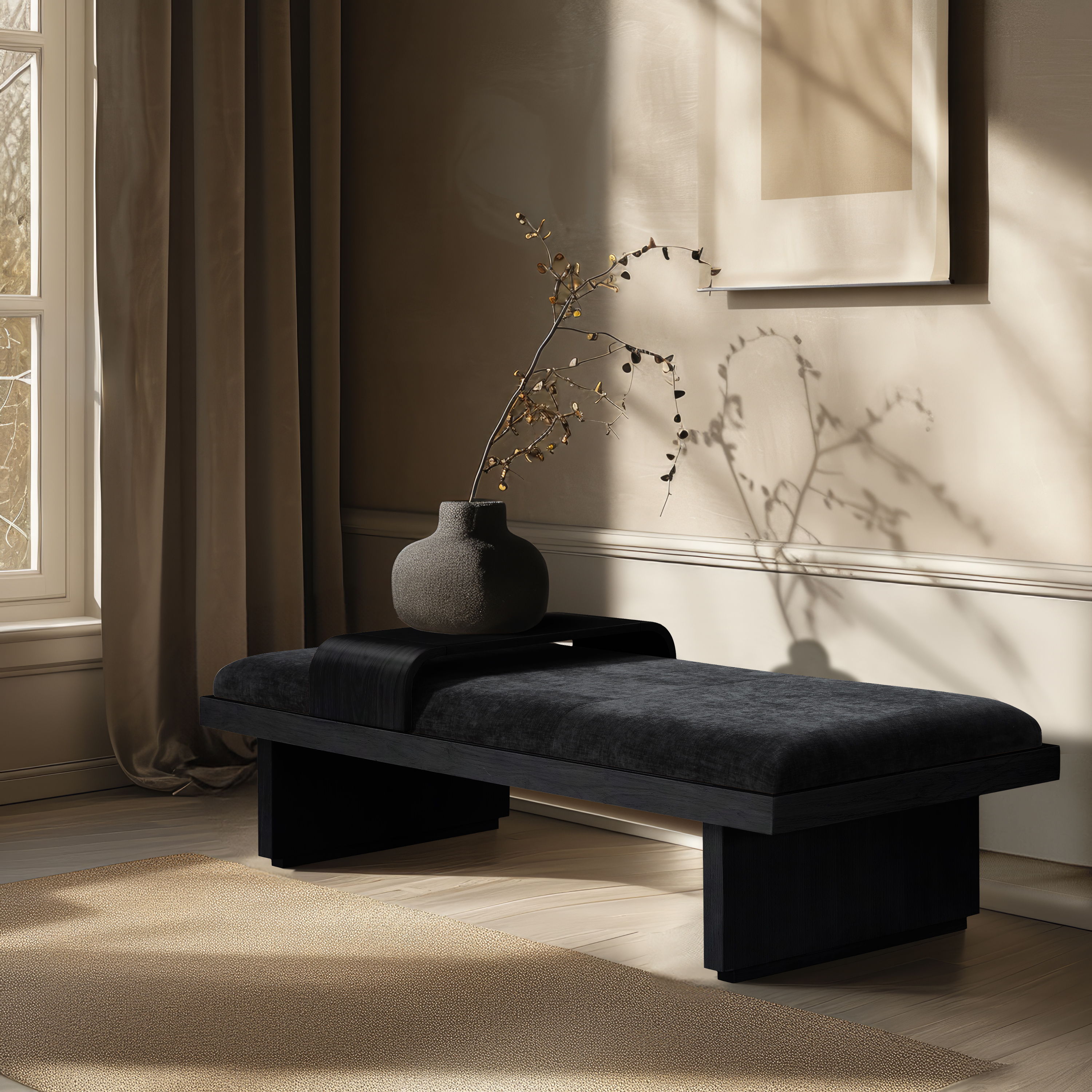 Arlington - Bench - Black